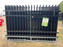 UNUSED 2024 EINGP F10 10 FT WROUGHT IRON SITE FENCE