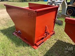 UNUSED KC STANDARD DUTY 2 CY CAPACITY DUMPING HOPPER B05D1103