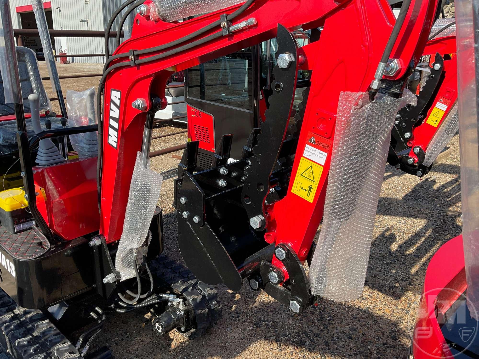 2024 MIVA VA13 MINI EXCAVATOR SN: VA1324062067