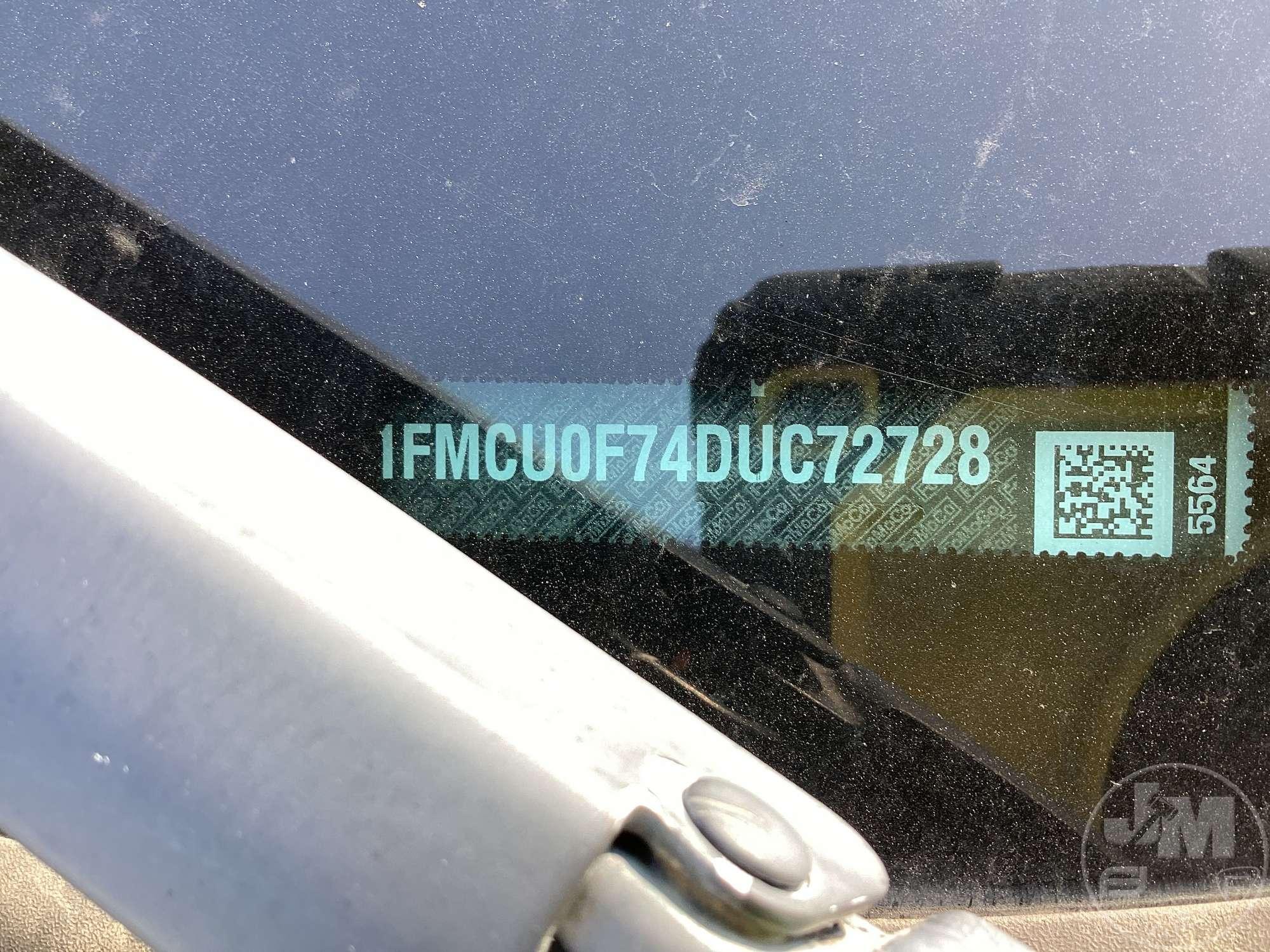 2013 FORD ESCAPE VIN: 1FMCU0F74DUC72728 FWD