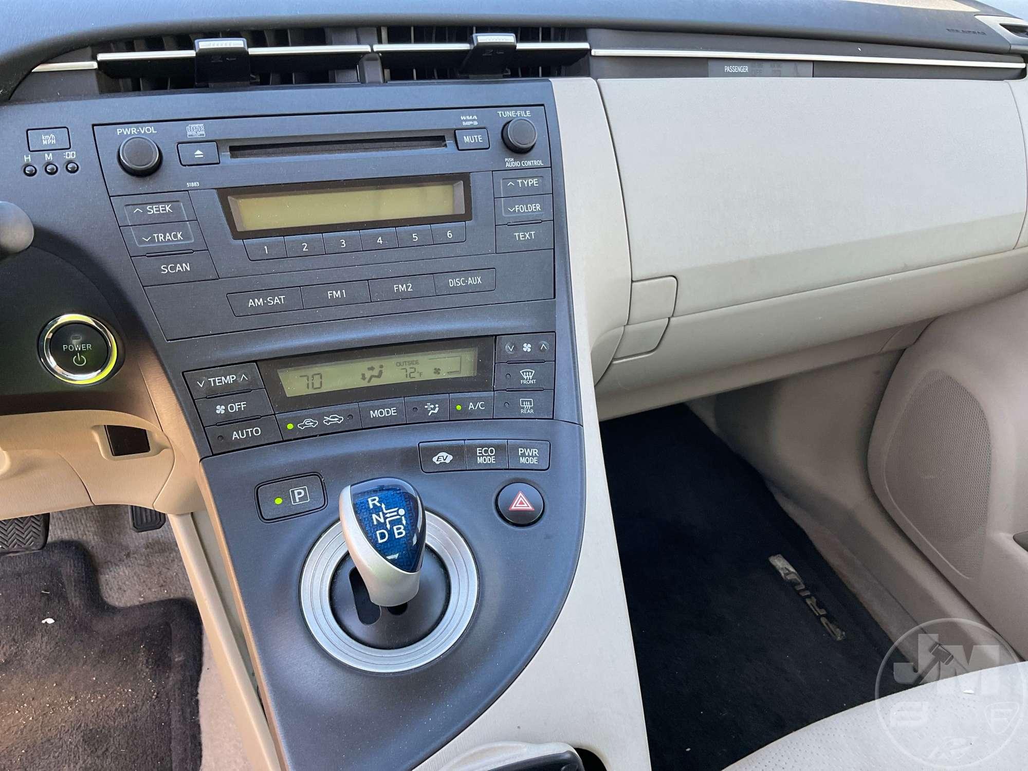 2010 TOYOTA PRIUS VIN: JTDKN3DU8A0122177 FWD