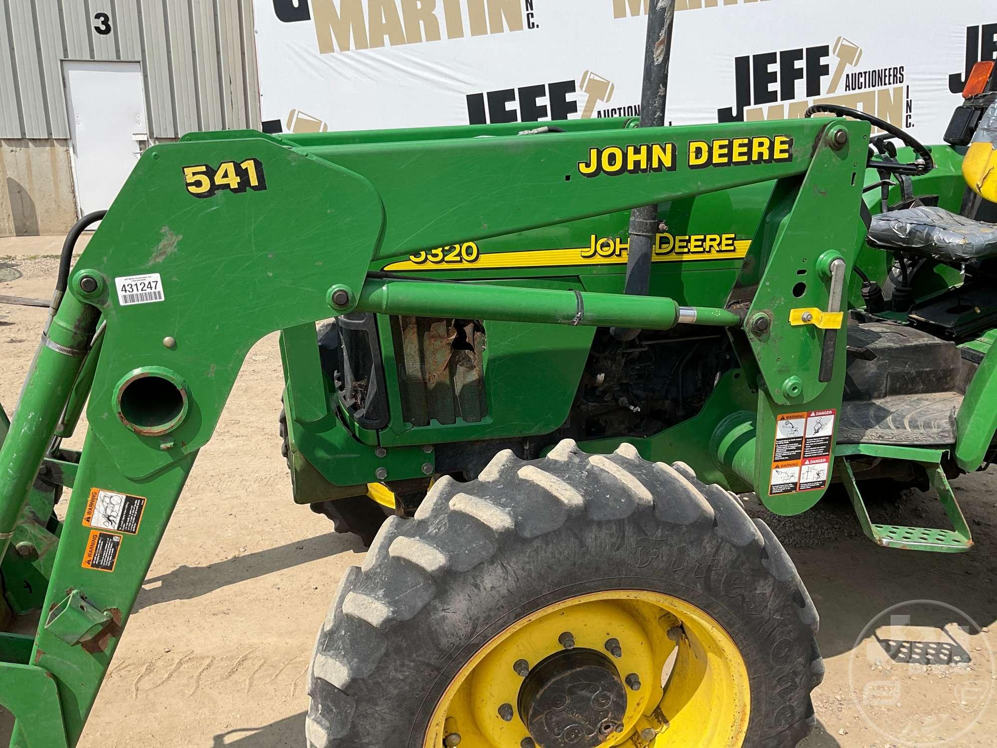 2003 JOHN DEERE 5320 TRACTOR W/LOADER SN: LV5320P336234
