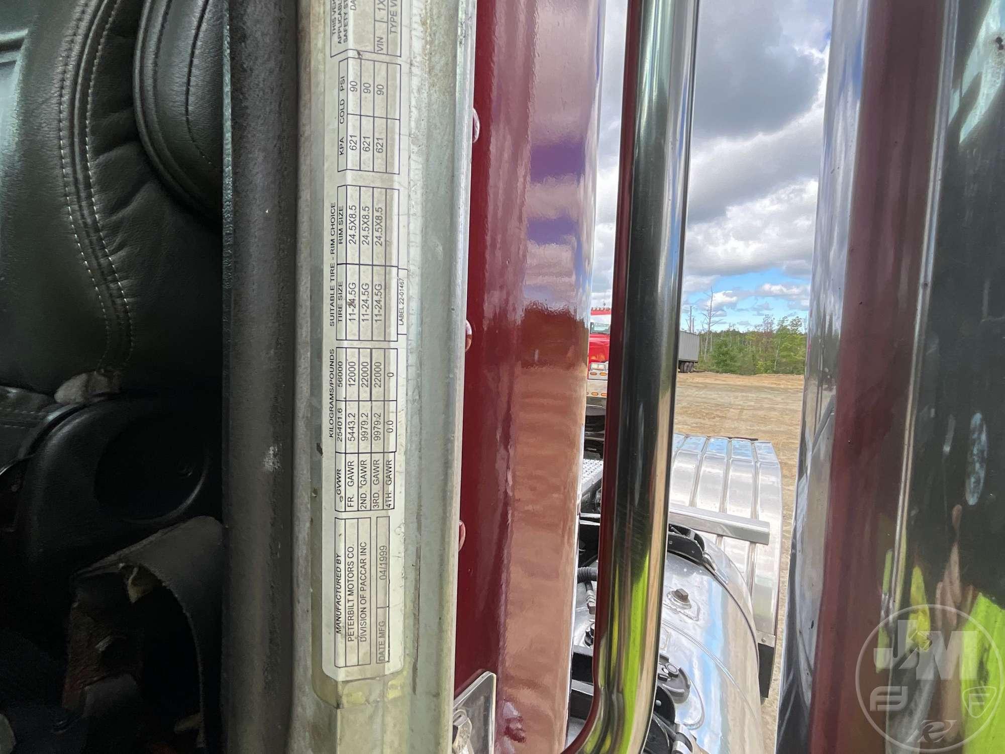 1999 PETERBILT 378 TANDEM AXLE DAY CAB TRUCK TRACTOR VIN: 1XPFDB9X7XN466899
