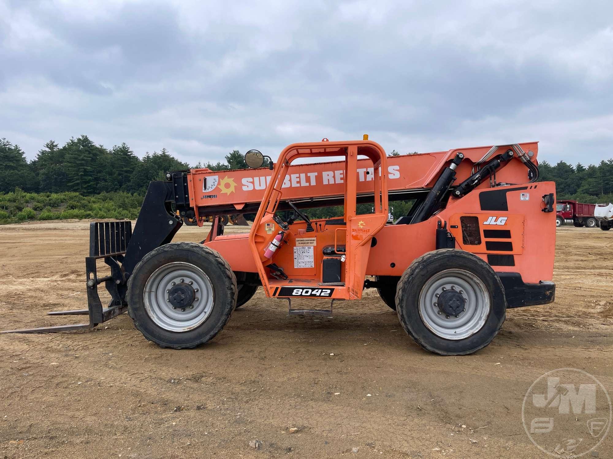 2016 JLG 8042 TELESCOPIC FORKLIFT SN: 0160075017