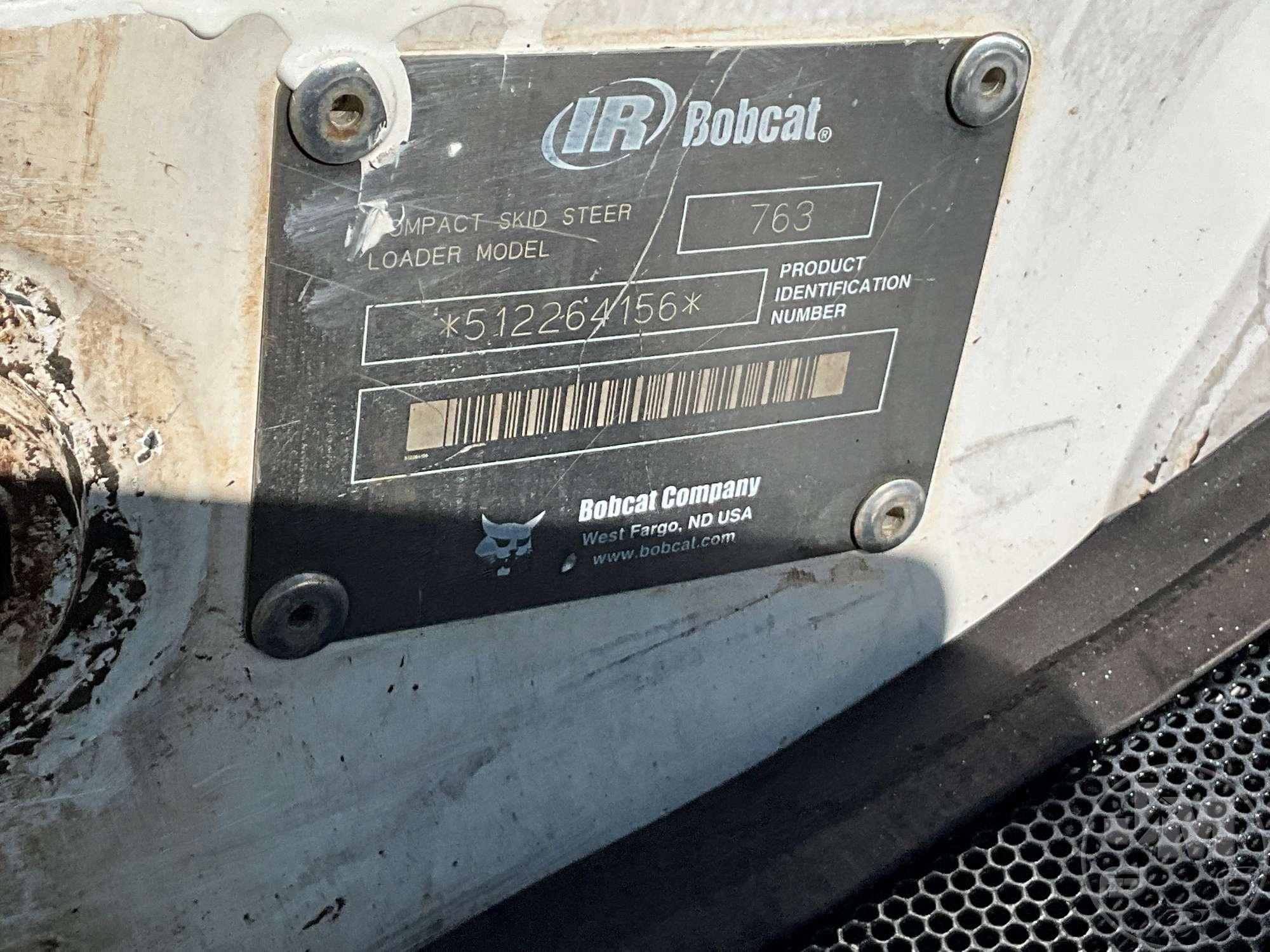 2002 BOBCAT 763 SKID STEER SN: 512264156