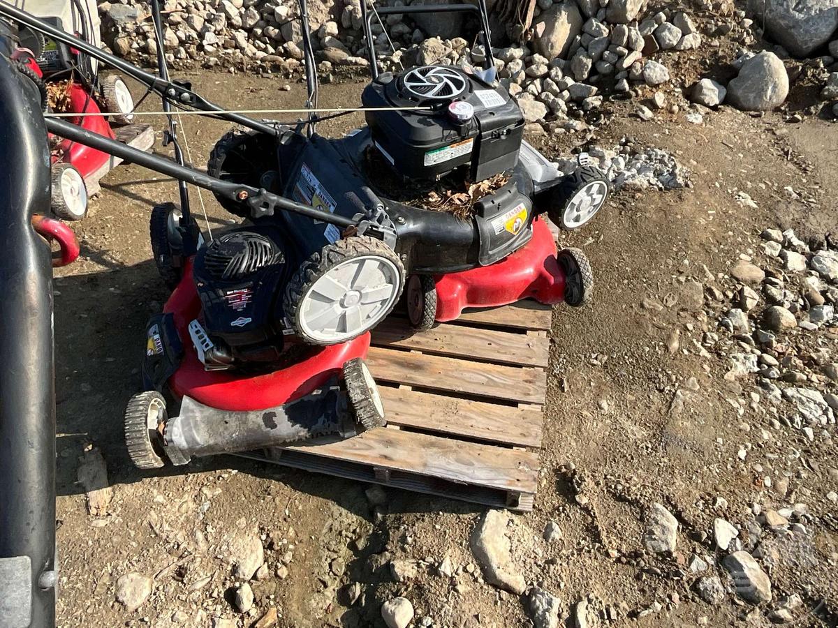 LOT OF 3 PUSH MOWERS 1 MTD, 1 CRAFTSMAN, 1