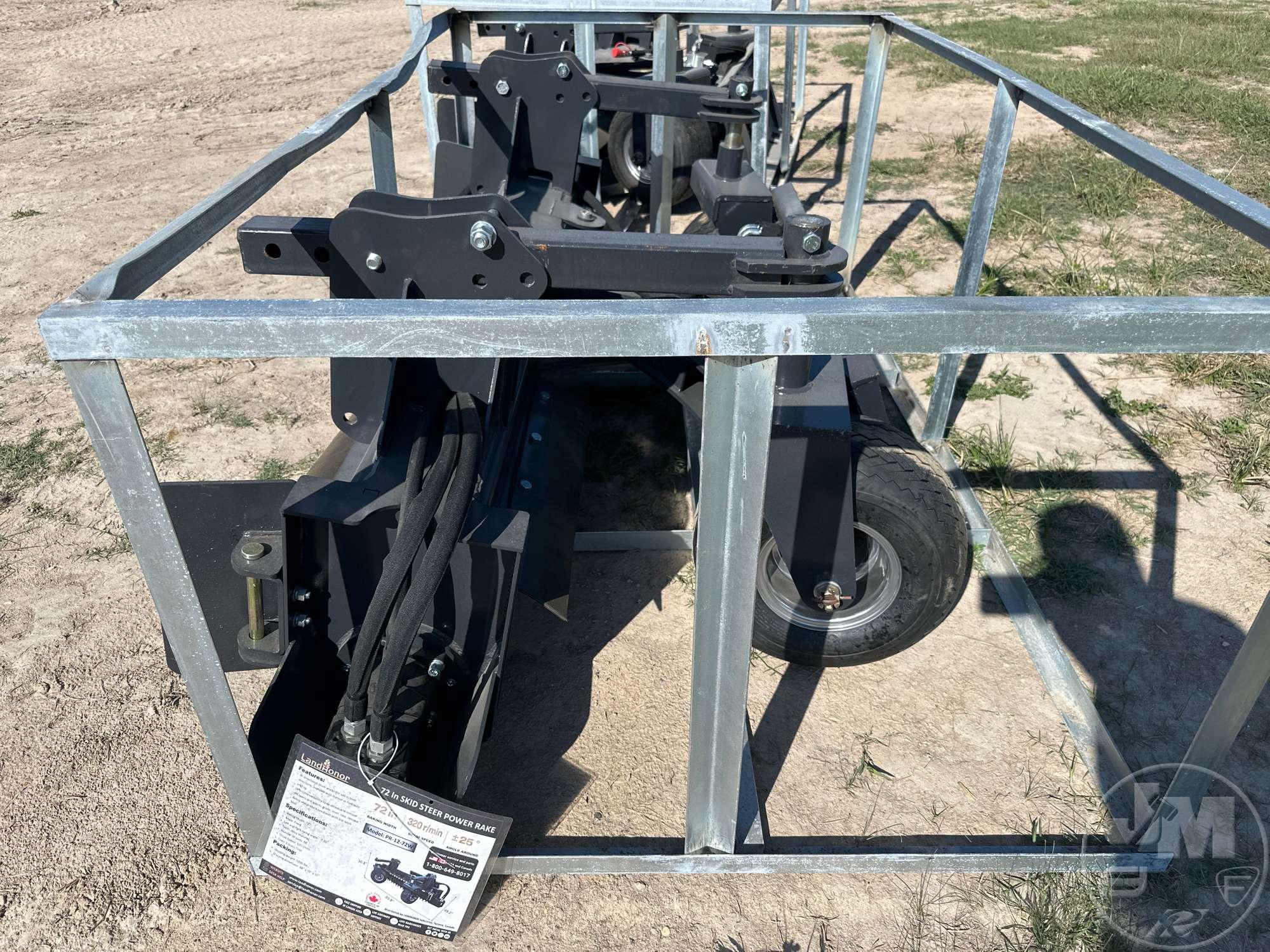 UNUSED 2024 LANDHONOR PR-12-72W POWER RAKE SN: HL-00904