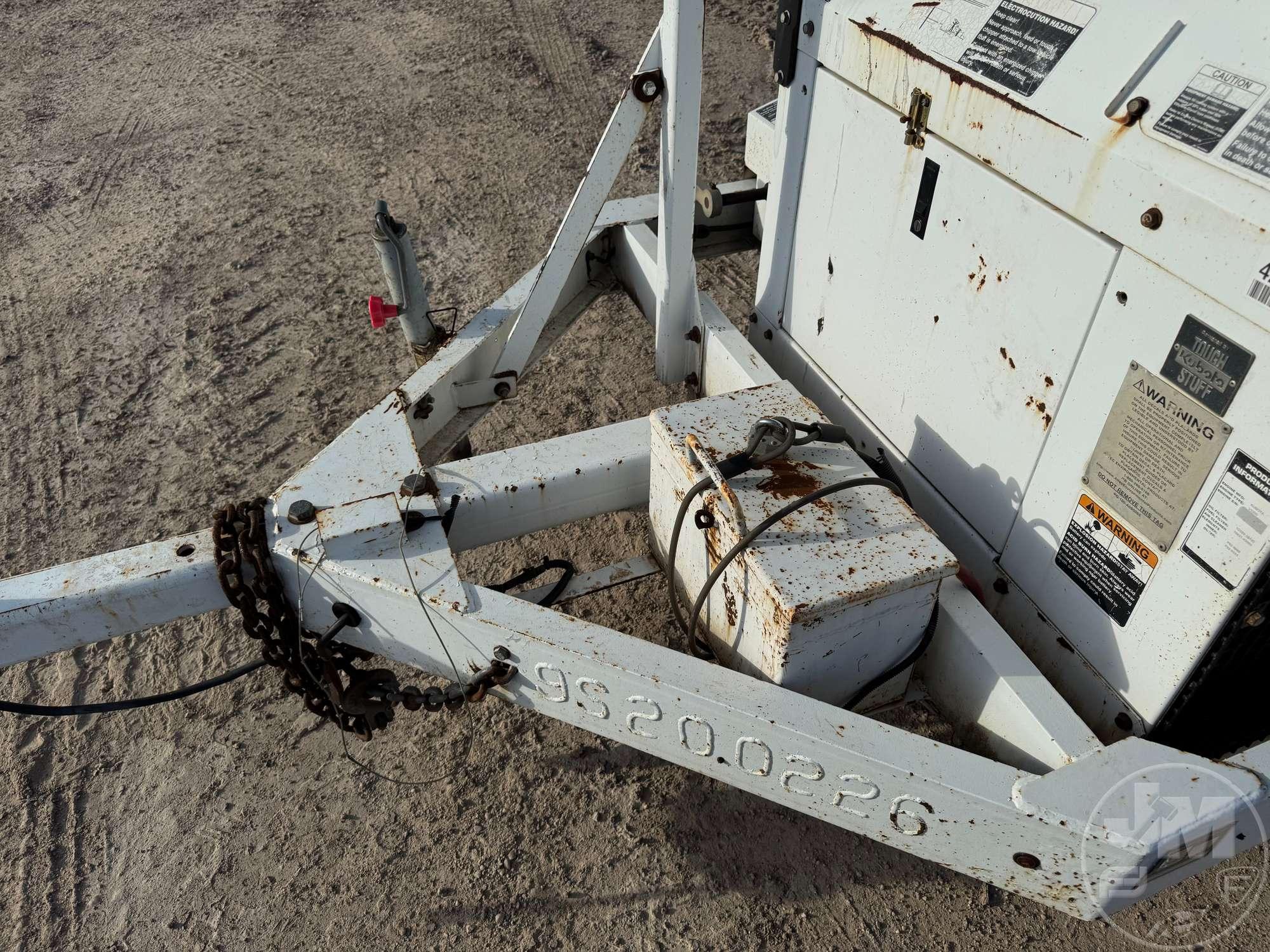 2009 ALTEC WC126 PORTABLE SN: 5WDS110169S200226 CHIPPER