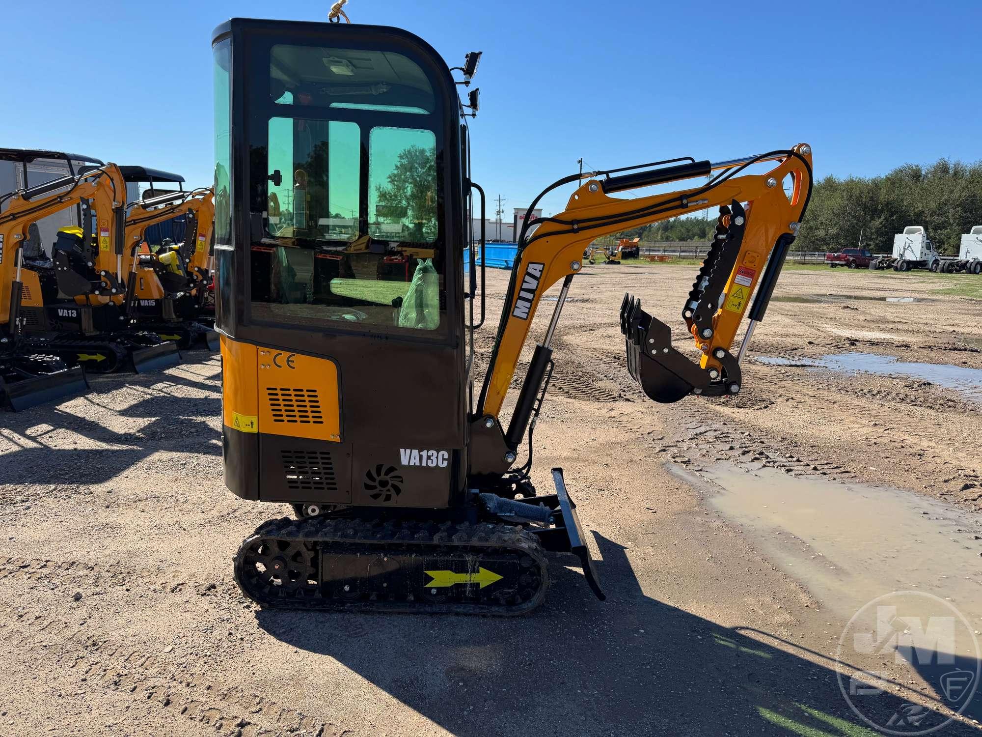 UNUSED 2024 MIVA VA13C MINI EXCAVATOR SN: VA13C2409136