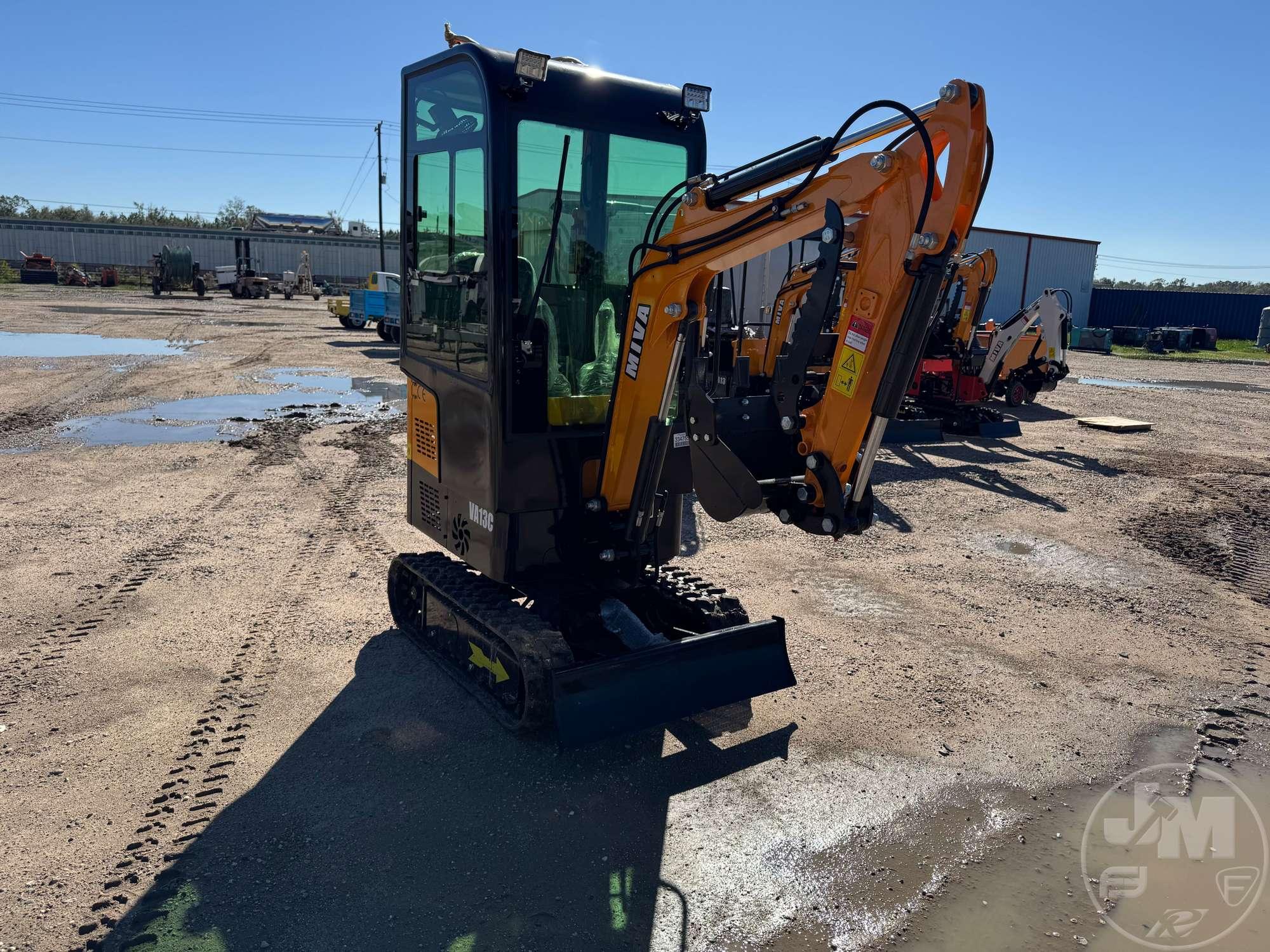 UNUSED 2024 MIVA VA13C MINI EXCAVATOR SN: VA13C2409136