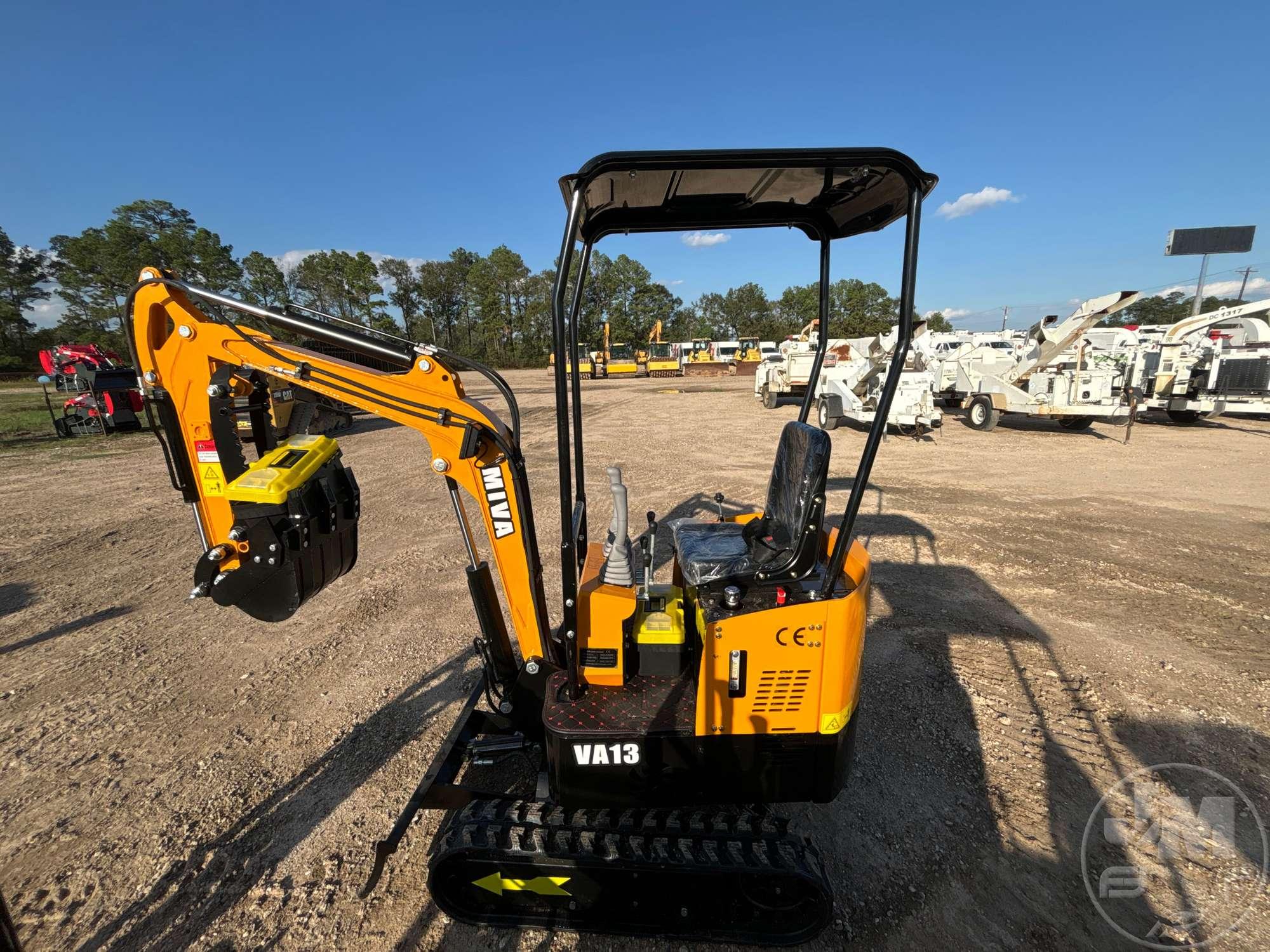 UNUSED 2024 MIVA VA13 MINI EXCAVATOR SN: VA132409288