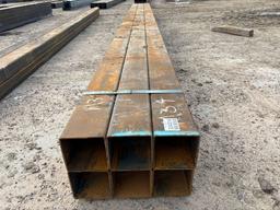 6PCS @20 FT 3/16 IN. THICKNESS 6 IN. SQUARE TUBING