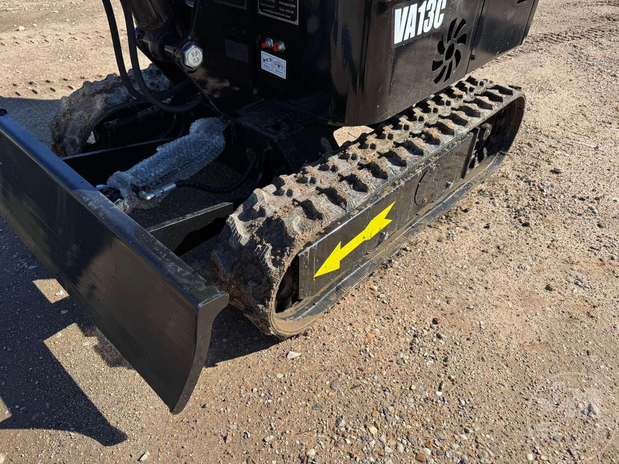 UNUSED 2024 MIVA VA13C MINI EXCAVATOR SN: VA13C2409136