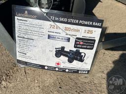 UNUSED 2024 LANDHONOR PR-12-72W POWER RAKE SN: HL-00904
