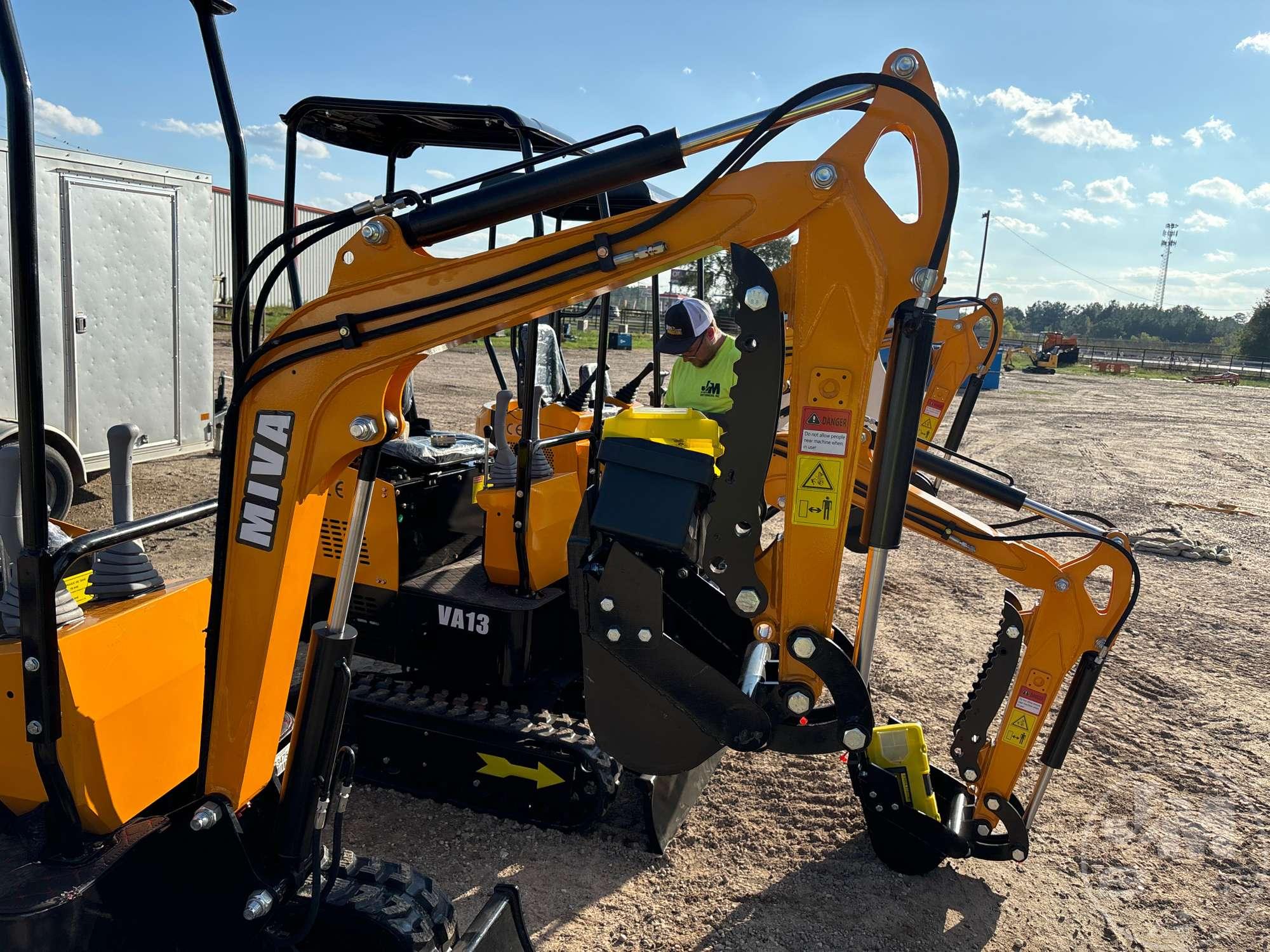 UNUSED 2024 MIVA VA13 MINI EXCAVATOR SN: VA132409288