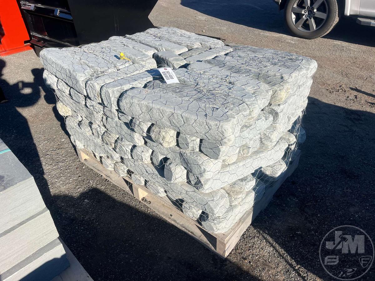 PALLET OF 4”...... X 4”...... TUMBLED BELGIUM BLOCKS