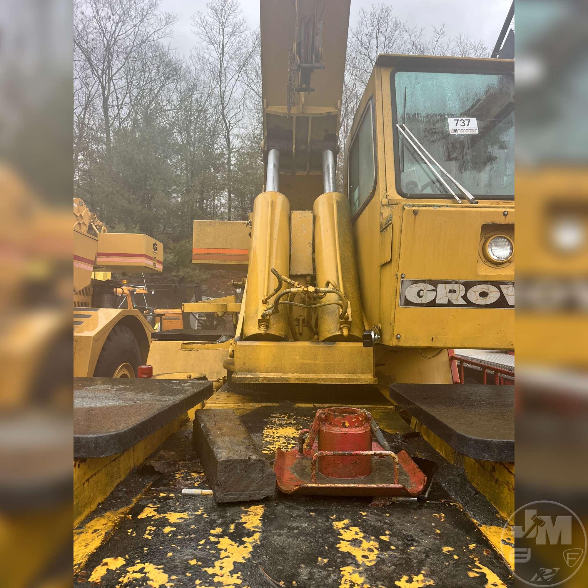 1981 GROVE RT522 ROUGH TERRAIN CRANE SN: 47493