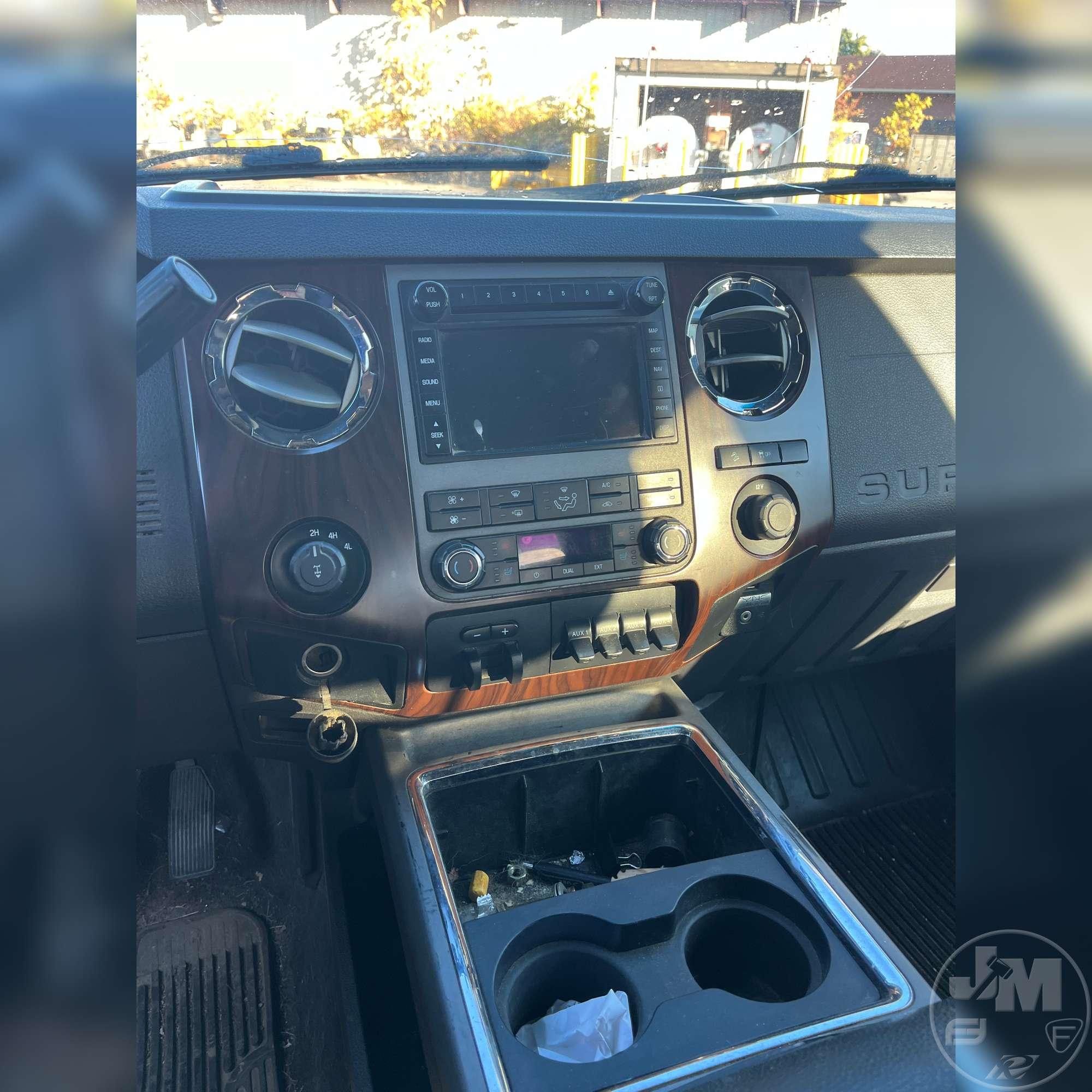 2012 FORD F350 CREW CAB 4X4 PICKUP VIN: 1FT8W3B67CEC59984