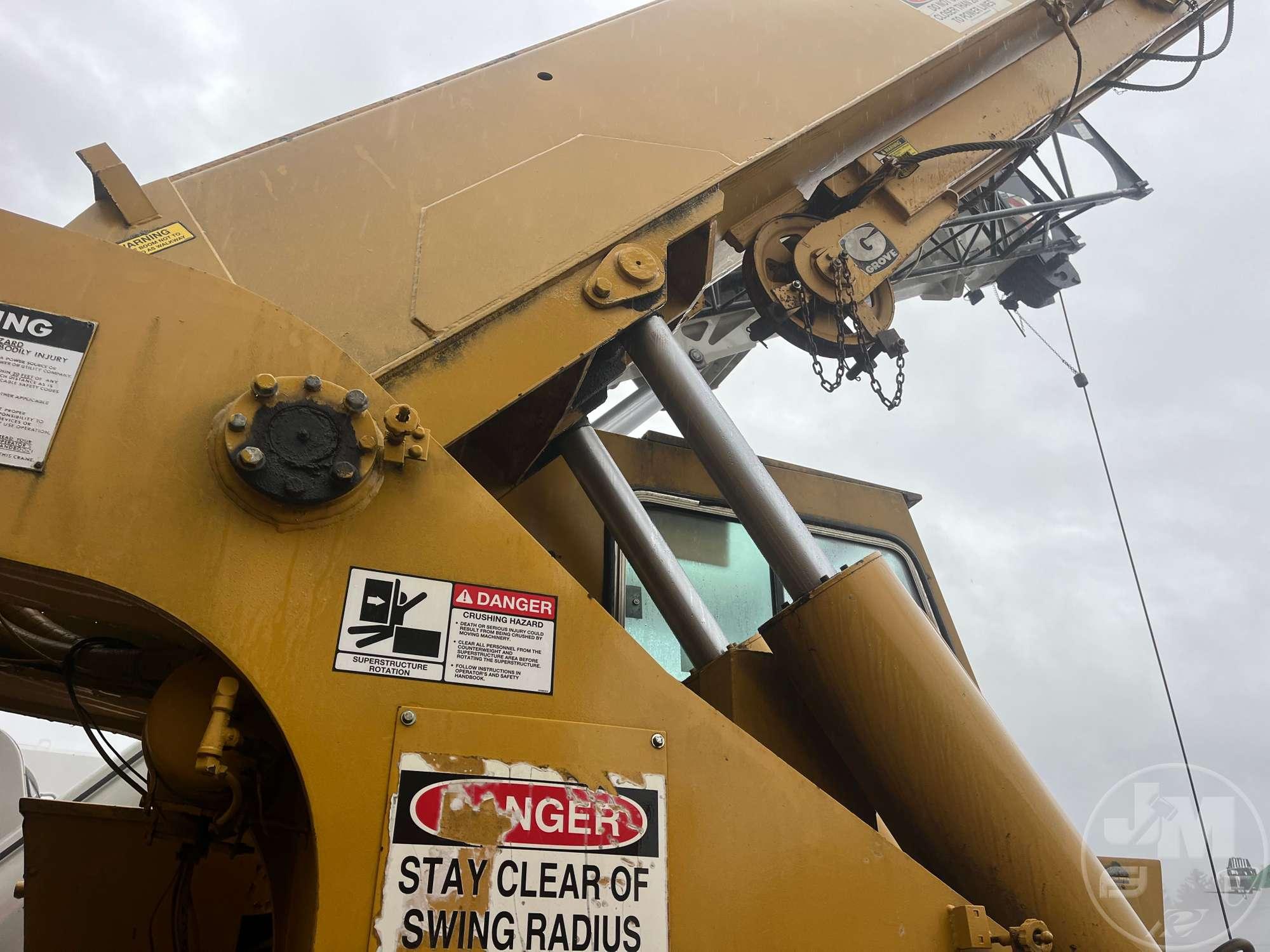 1981 GROVE RT522 ROUGH TERRAIN CRANE SN: 47493