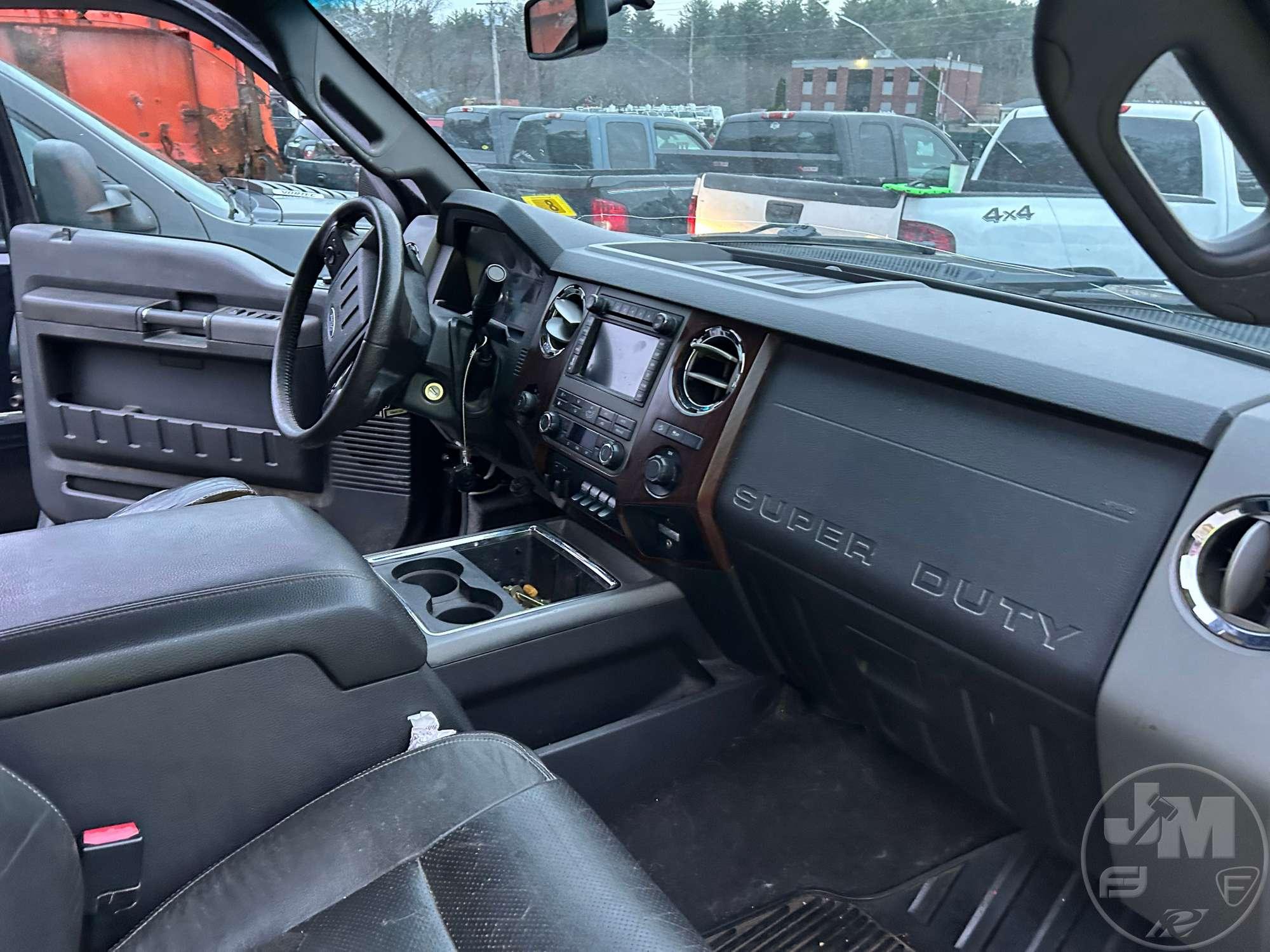 2012 FORD F350 CREW CAB 4X4 PICKUP VIN: 1FT8W3B67CEC59984
