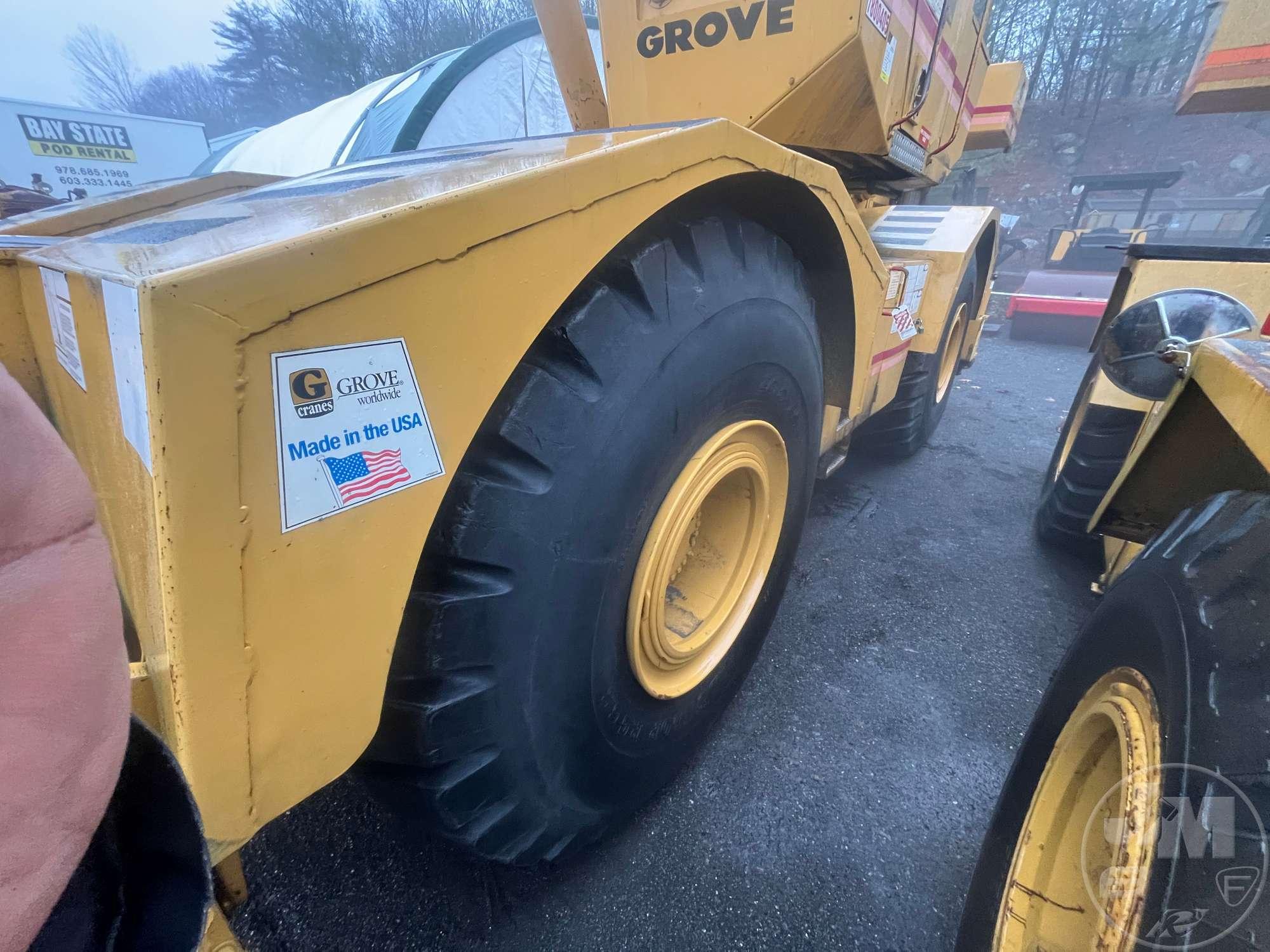 1984 GROVE RT735 ROUGH TERRAIN CRANE SN: 67533