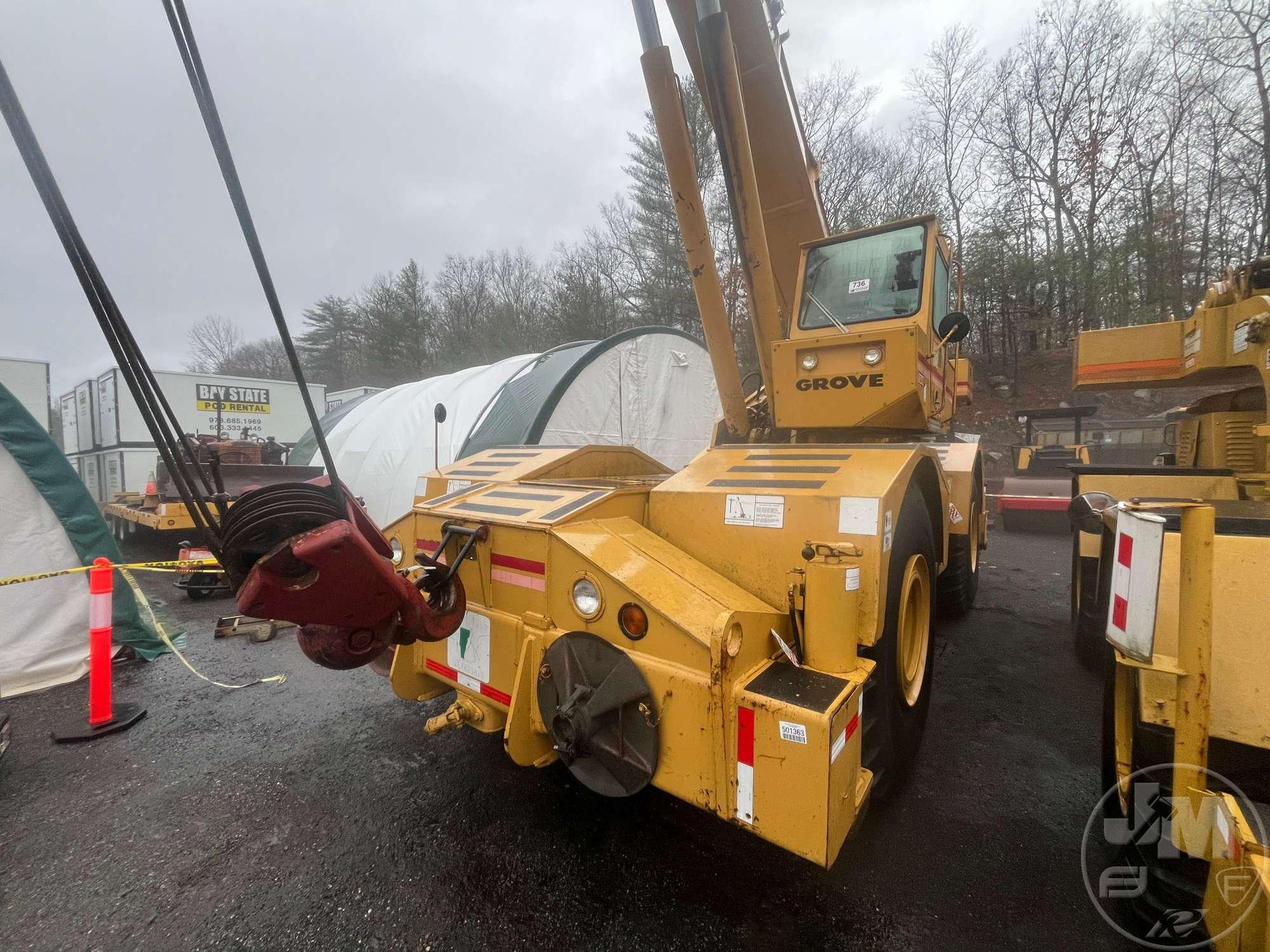 1984 GROVE RT735 ROUGH TERRAIN CRANE SN: 67533
