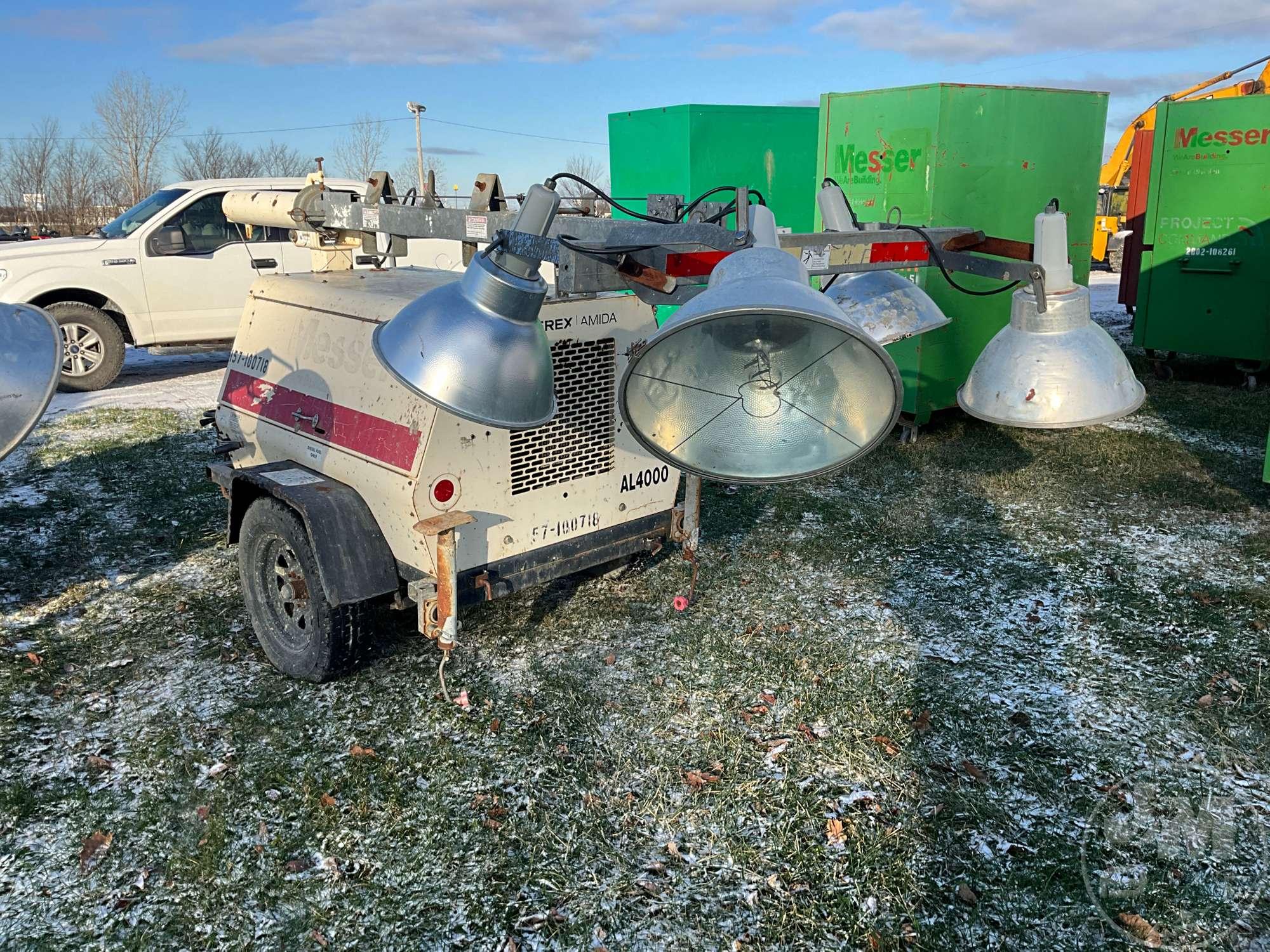 2005 TEREX AL4060D-4MH 4 BULB LIGHT TOWER SN: FTF-15784