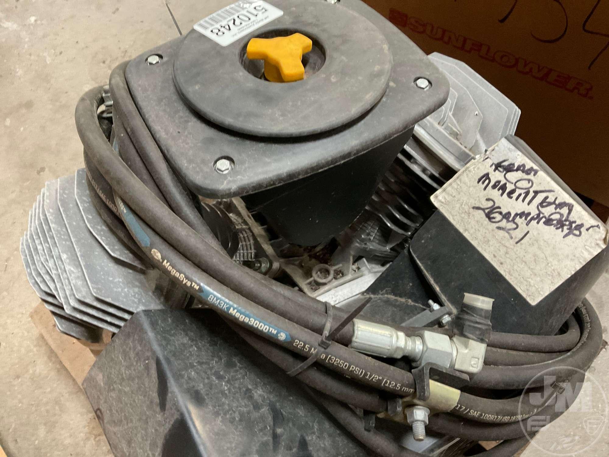 ADAMS COPCP HYDRAULIC AIR COMPRESSOR  STATIONARY AIR COMPRESSOR SN: AQ80142