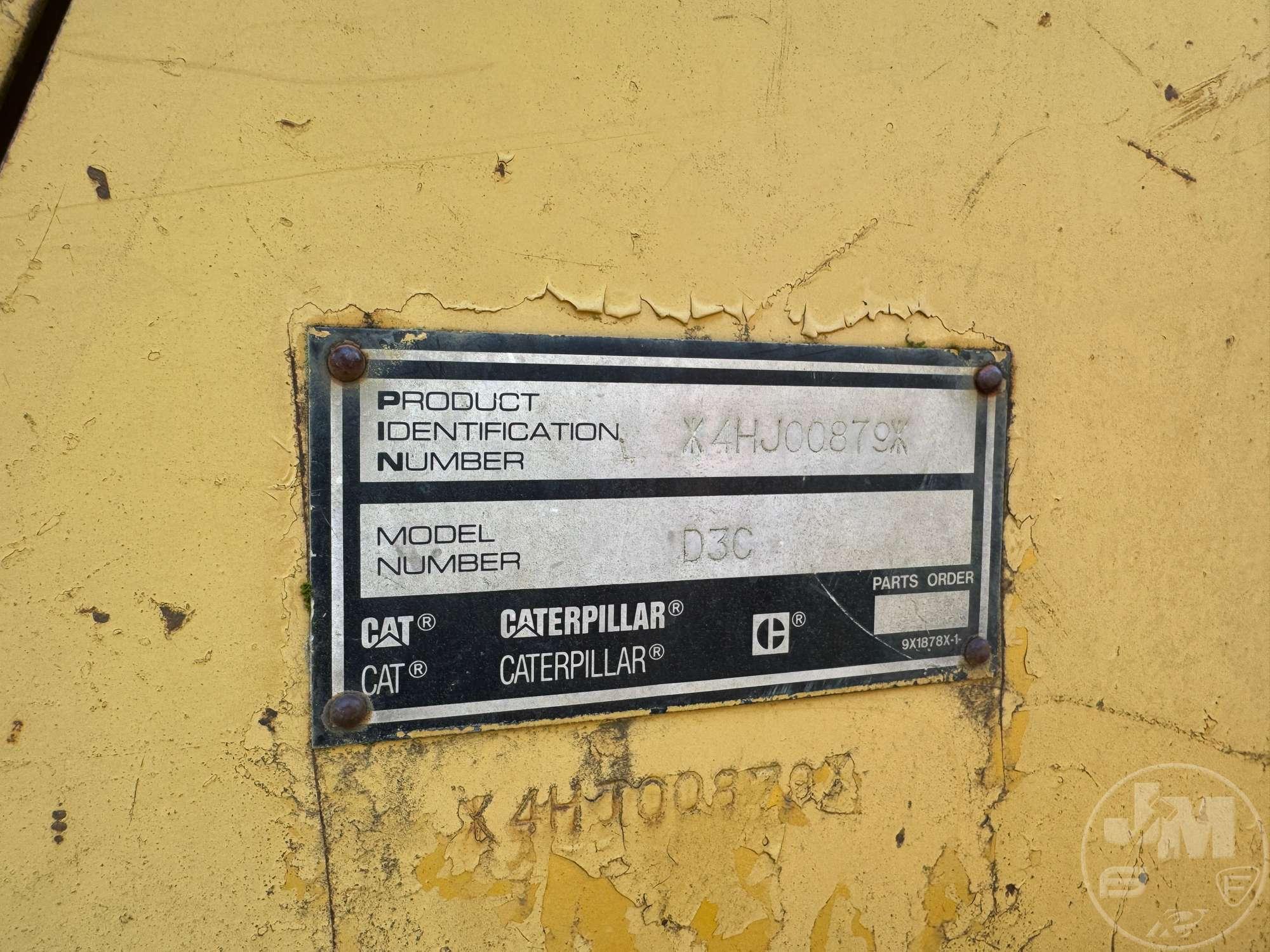 1993 CATERPILLAR D3C CRAWLER TRACTOR SN: 4HJ00879