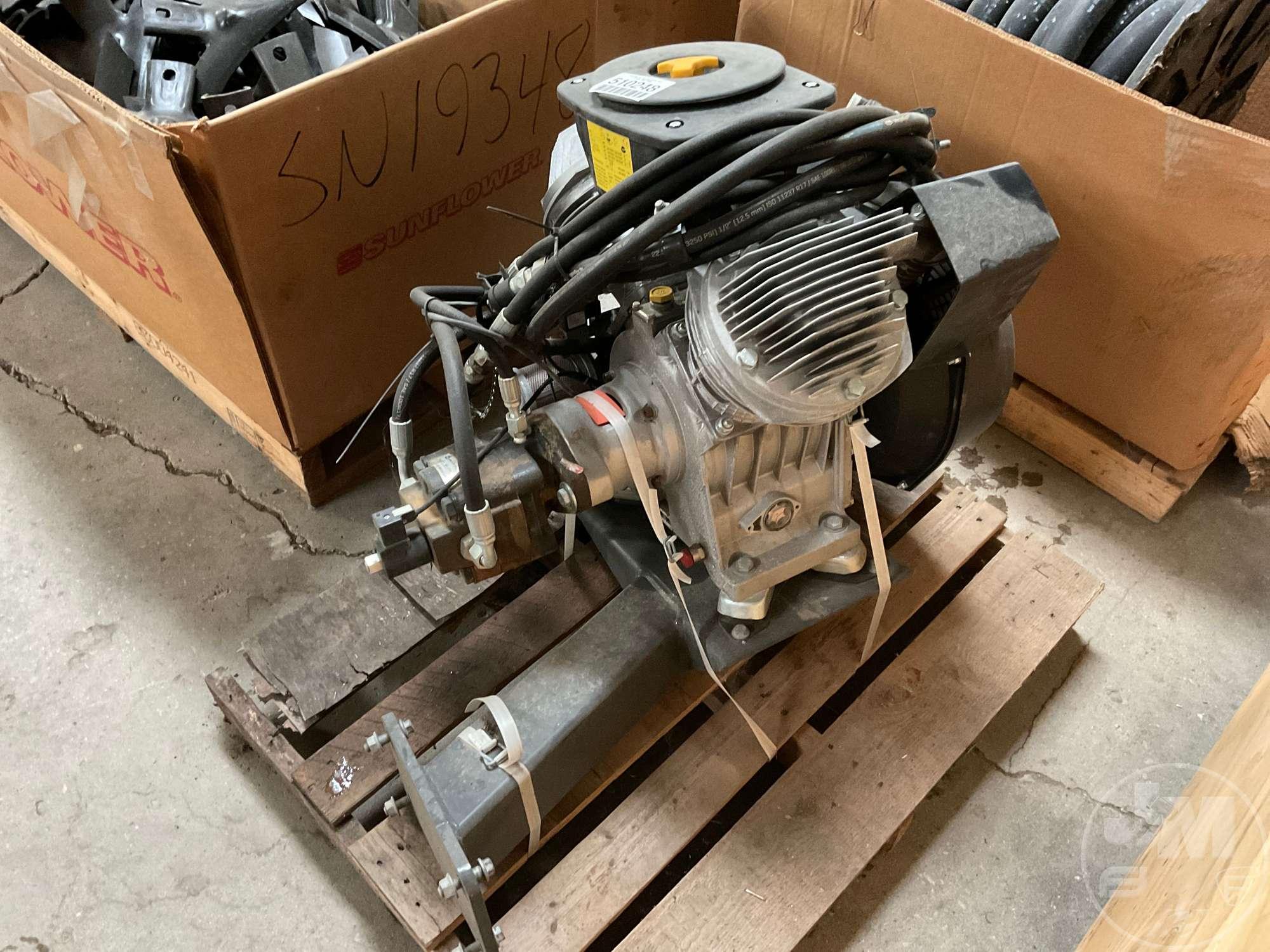 ADAMS COPCP HYDRAULIC AIR COMPRESSOR  STATIONARY AIR COMPRESSOR SN: AQ80142