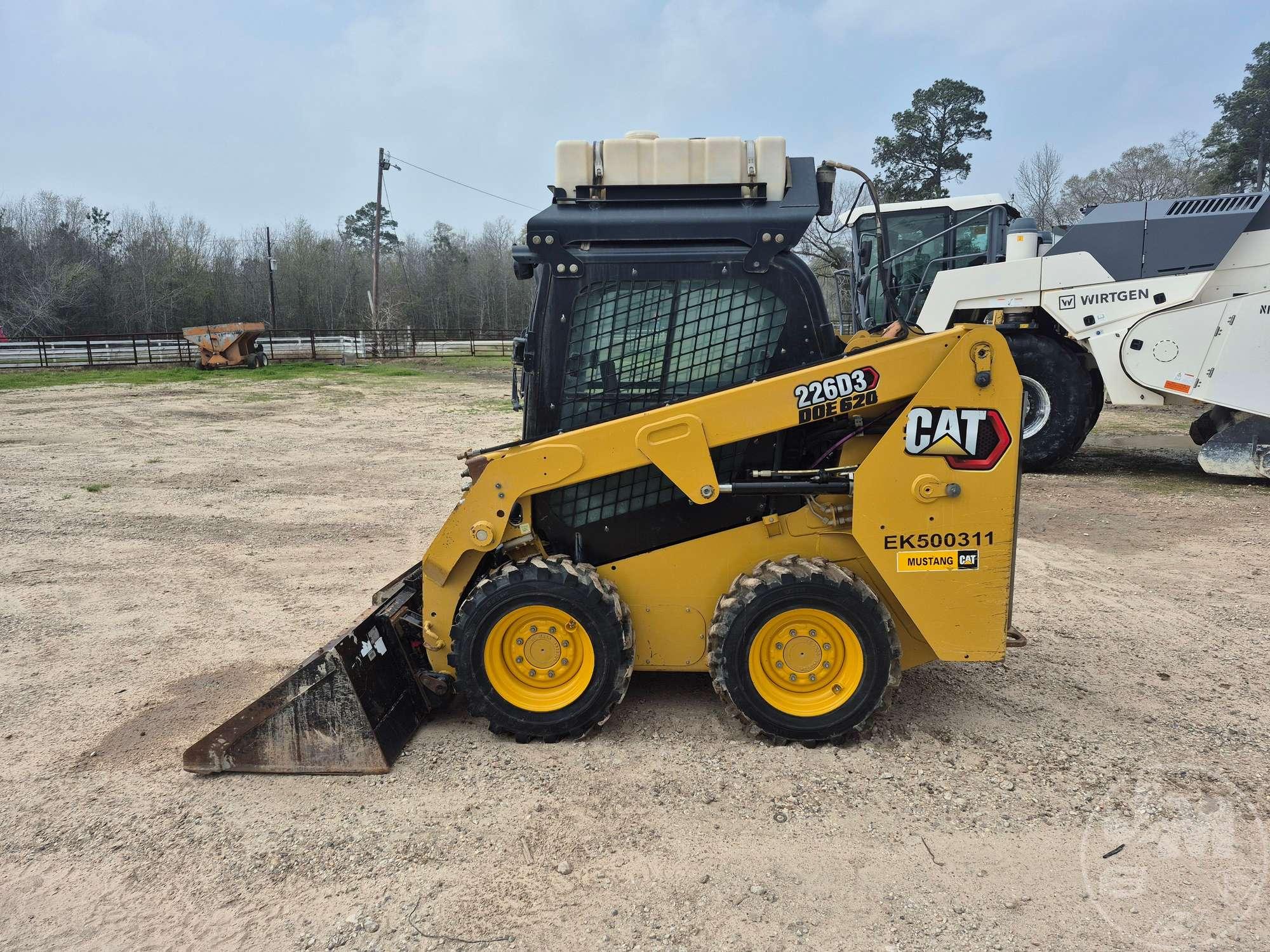 2021 CATERPILLAR 226D SKID STEER LOADER SN: CAT0226DHEK500311