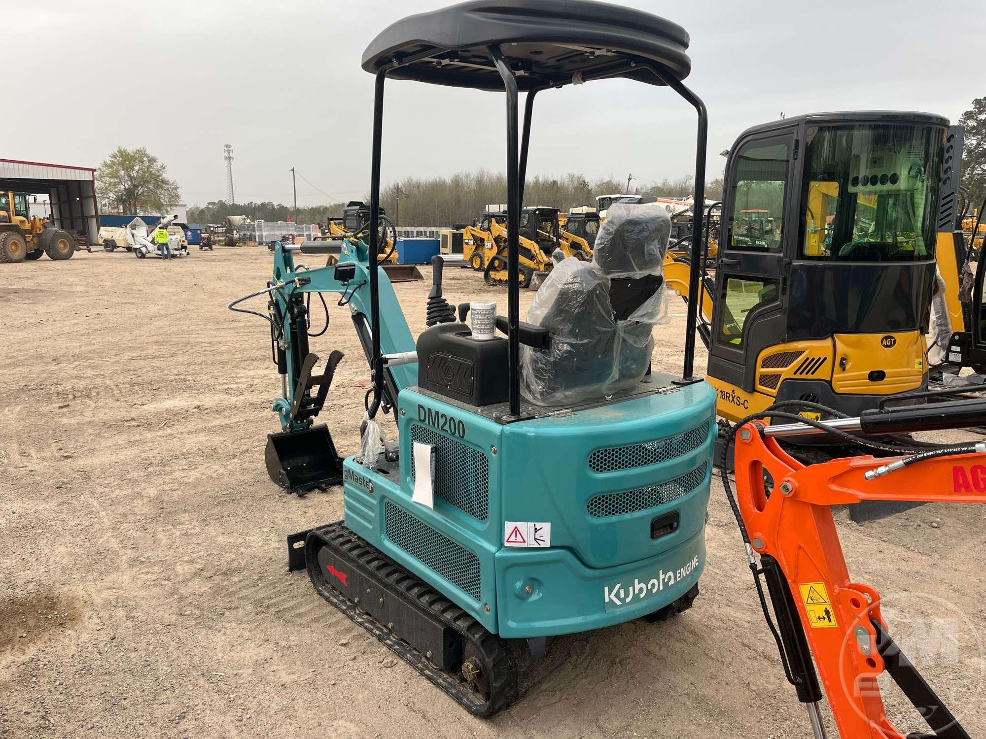 UNUSED 2024 DIGMASTER DM200 MINI EXCAVATOR SN: DM24101607