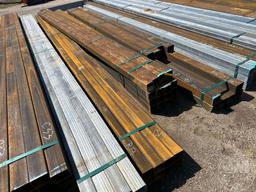8PCS @24 FT 1 IN. 11 GAUGE 4 IN. SQUARE TUBING