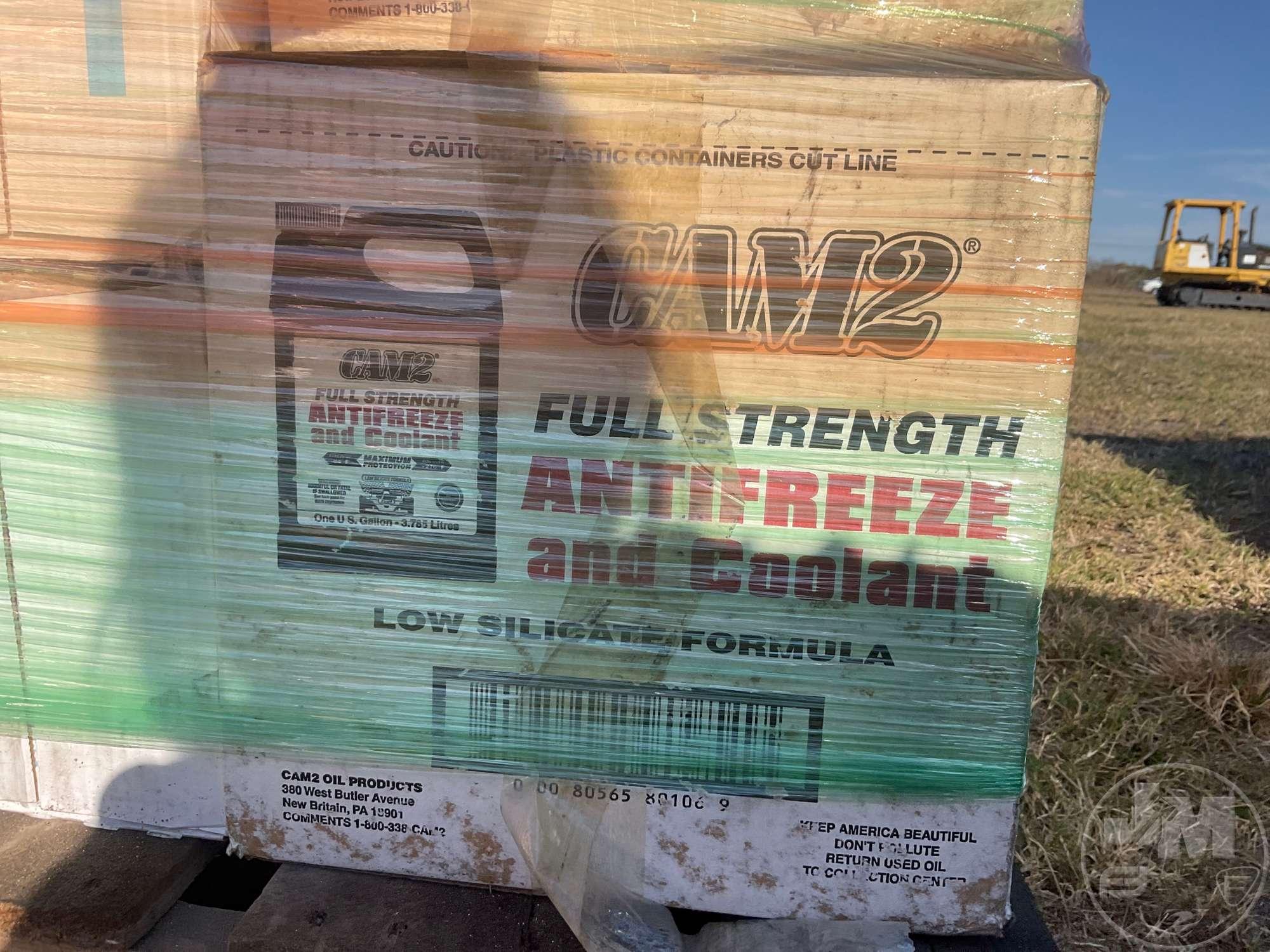 PALLET OF VARIOUS ENGINE OILS & COOLANTS