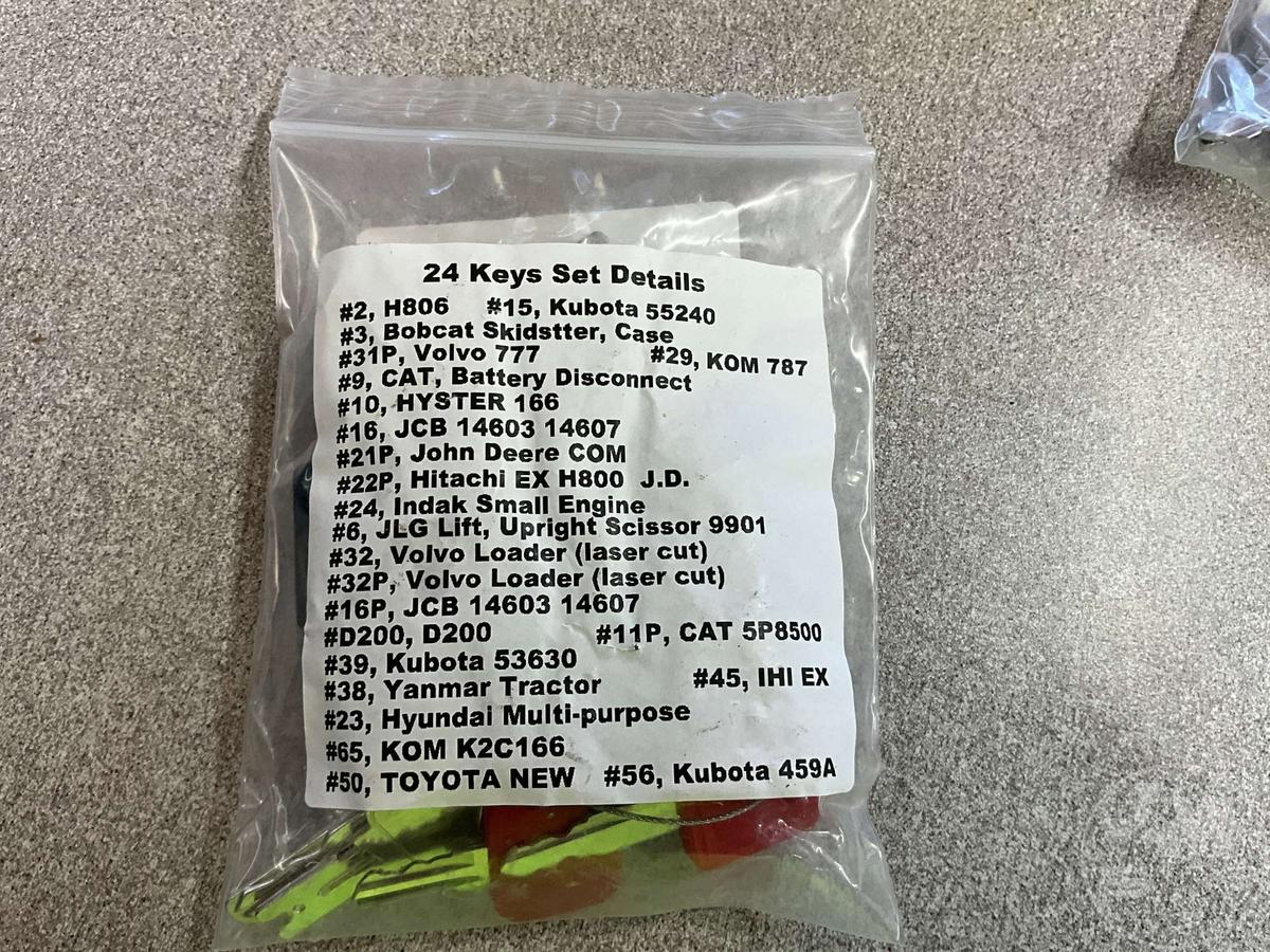 EQUIPMENT KEYS SET