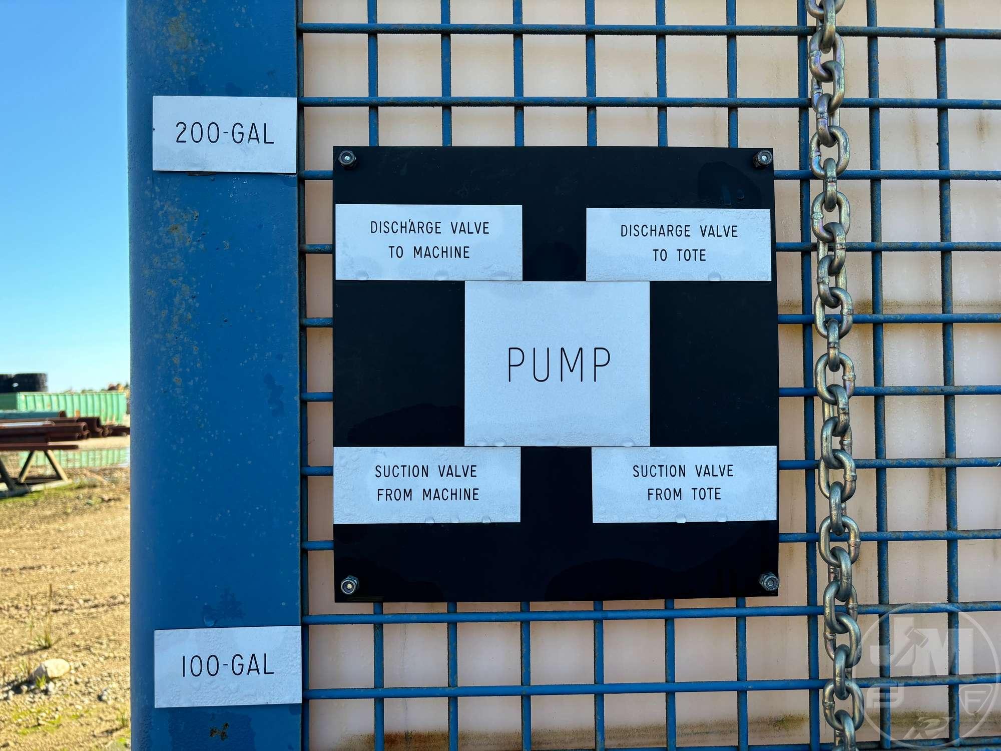 CUSTOMBUILT T/A PORTABLE LUBE STORAGE TANK