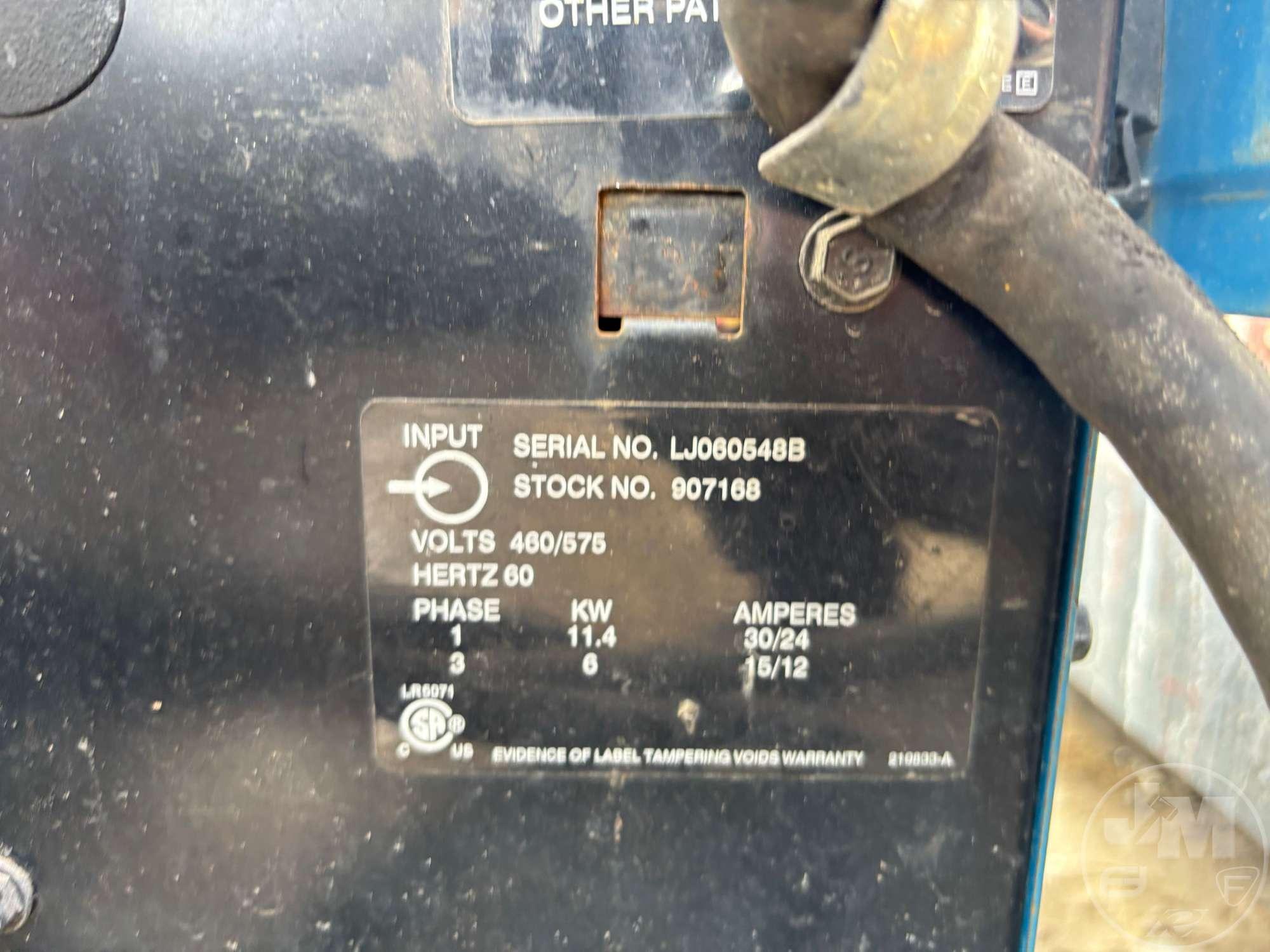 MILLER 907168 PORTABLE WELDER SN: LJ060548B