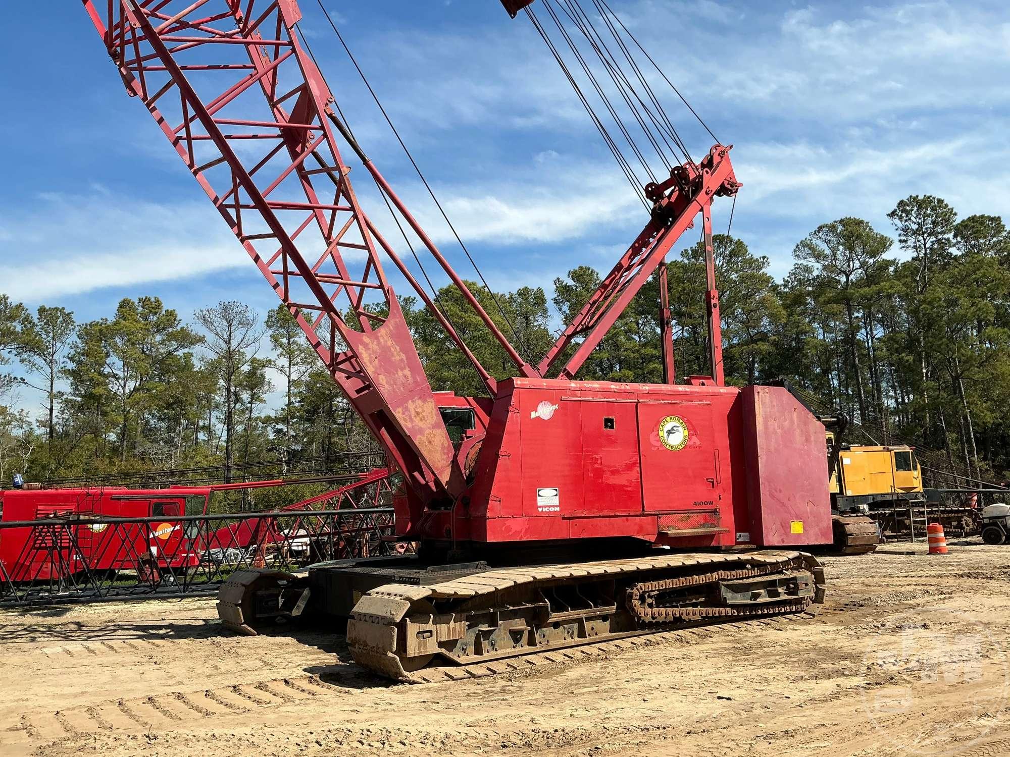 1973 MANITOWOC 4100 W VICON SERIES II CRAWLER CRANE SN: 41253