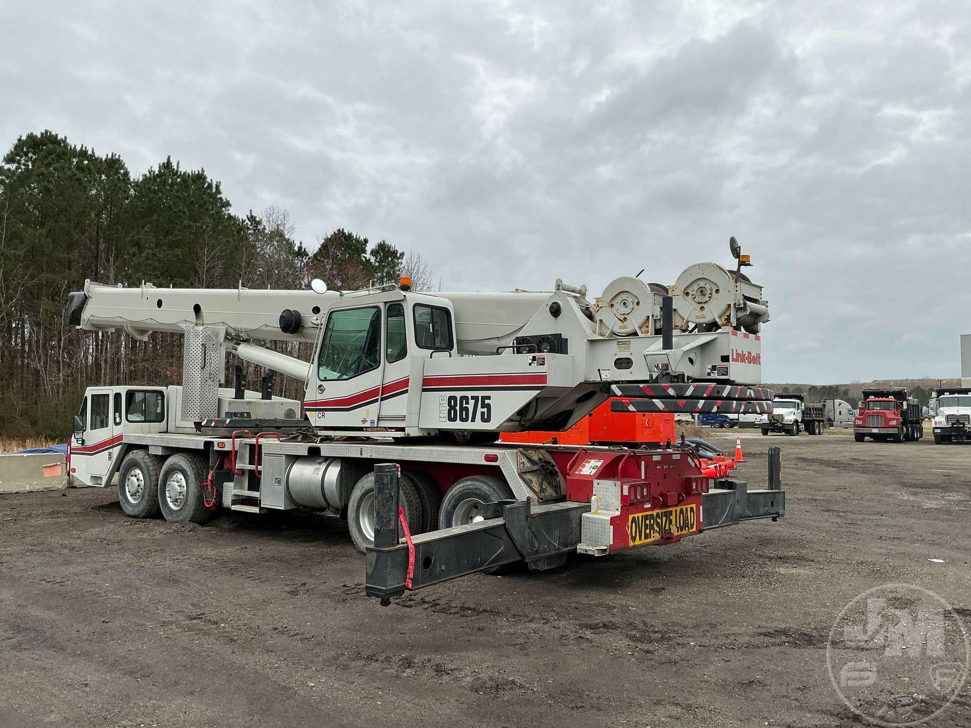 2009 LINK-BELT HTC8675 SERIES II ALL TERRAIN CRANE SN: P9J9-1015