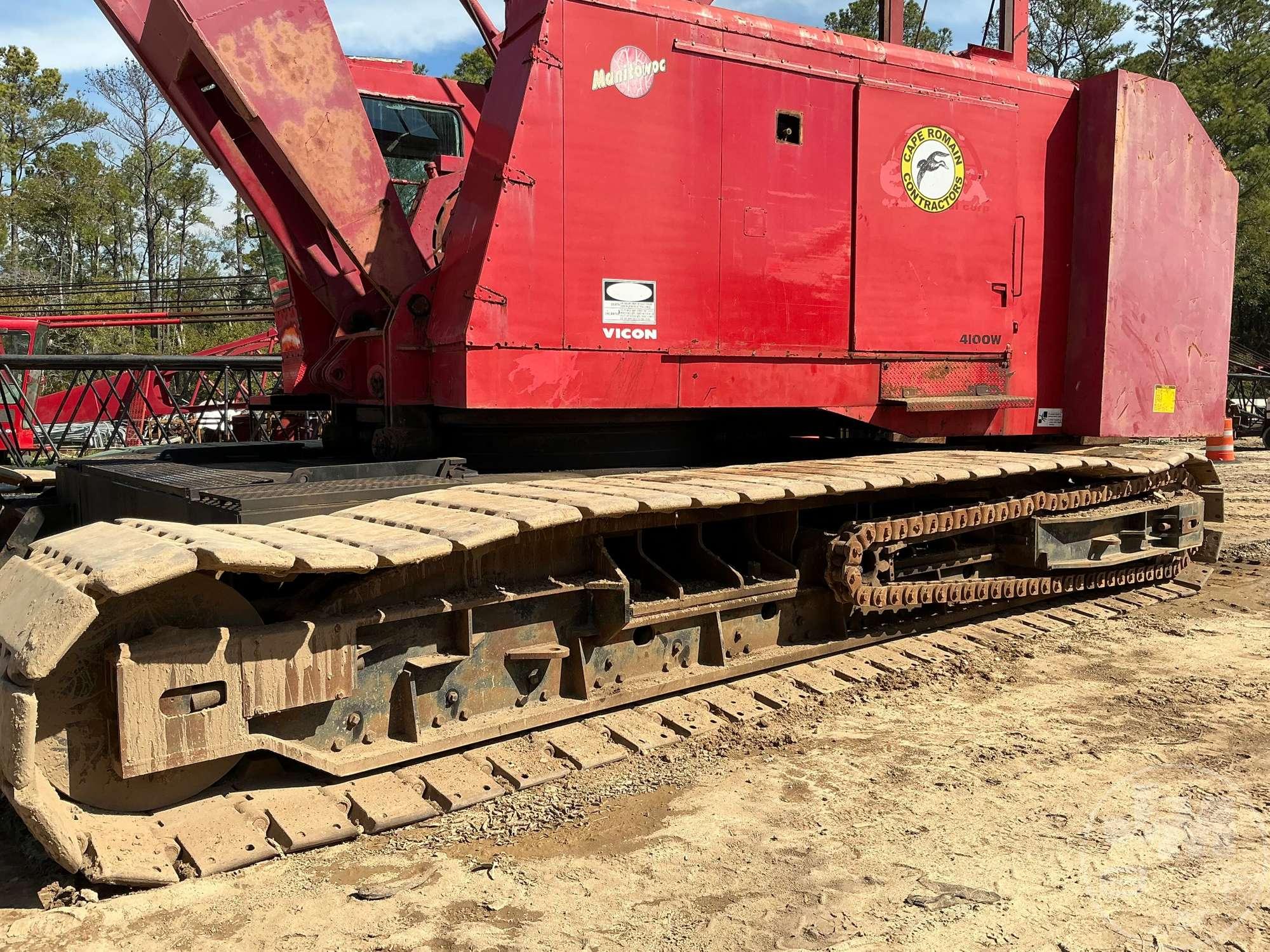 1973 MANITOWOC 4100 W VICON SERIES II CRAWLER CRANE SN: 41253