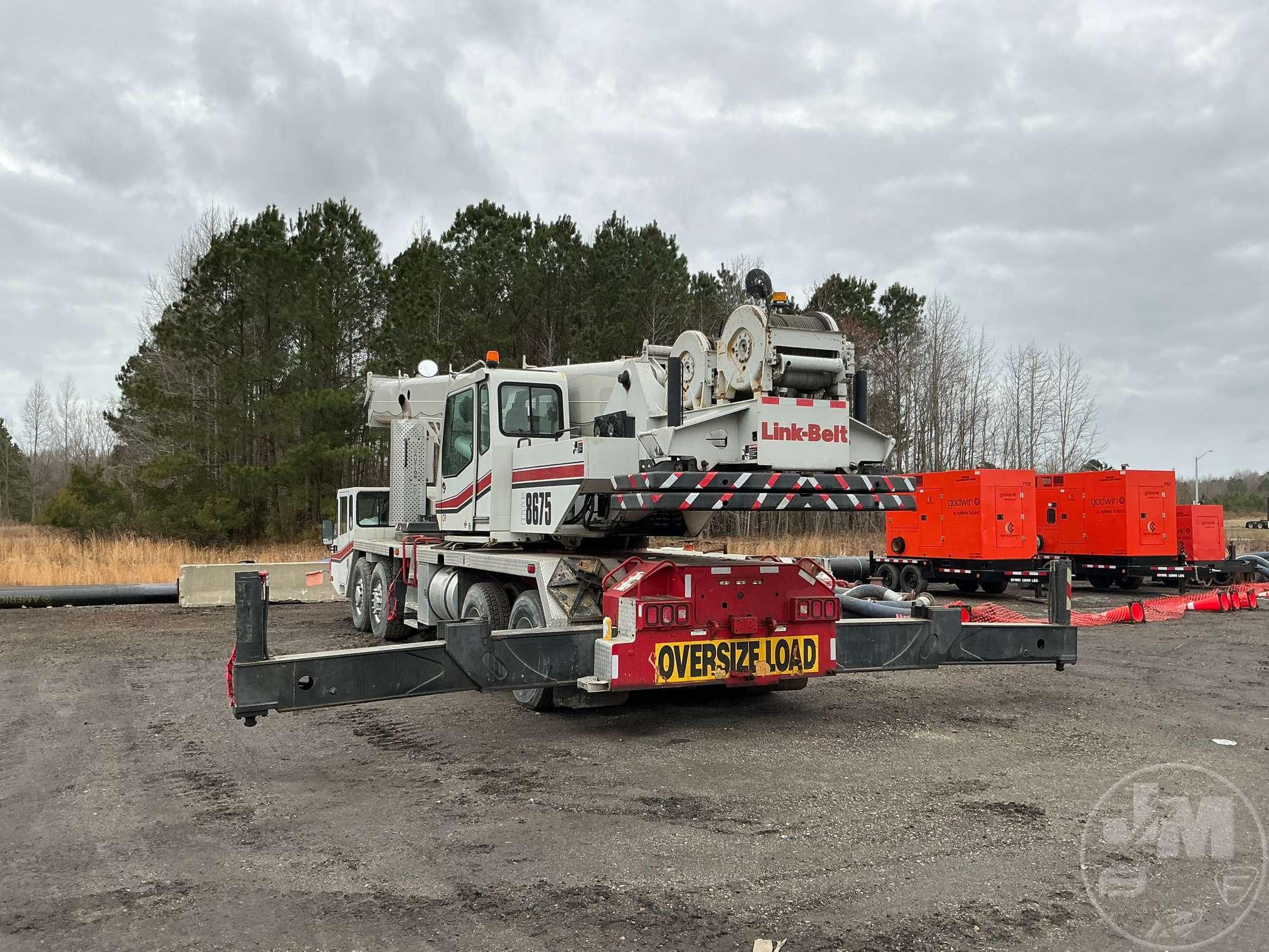 2009 LINK-BELT HTC8675 SERIES II ALL TERRAIN CRANE SN: P9J9-1015