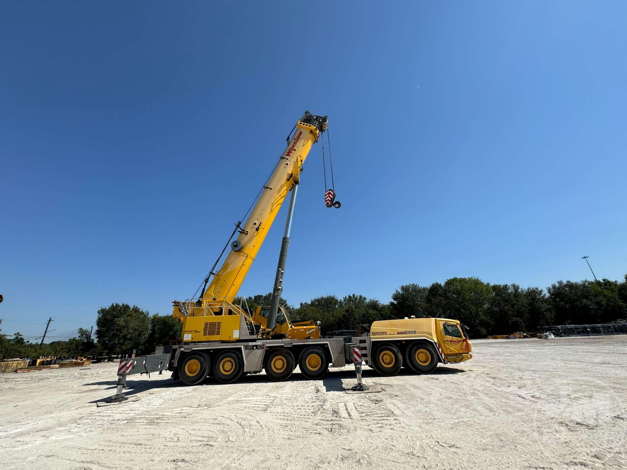 2013 GROVE GMK6400 ALL TERRAIN CRANE SN: 6400-2038