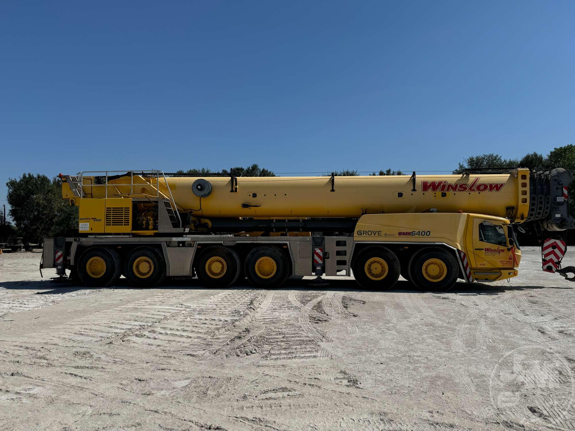 2013 GROVE GMK6400 ALL TERRAIN CRANE SN: 6400-2038