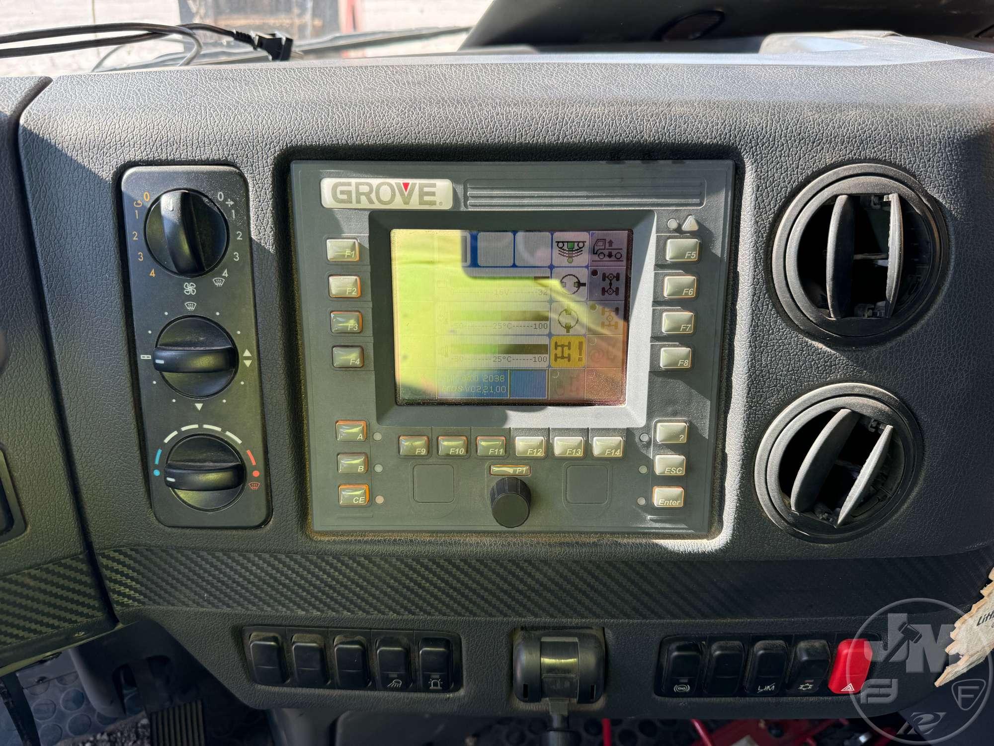 2013 GROVE GMK6400 ALL TERRAIN CRANE SN: 6400-2038