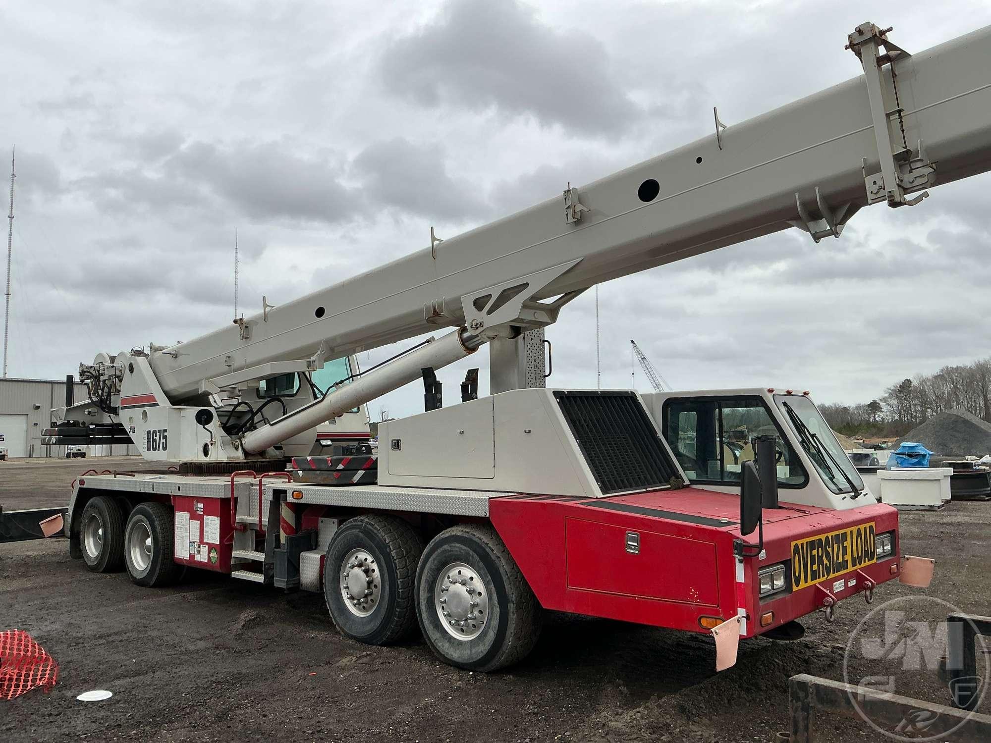 2009 LINK-BELT HTC8675 SERIES II ALL TERRAIN CRANE SN: P9J9-1015