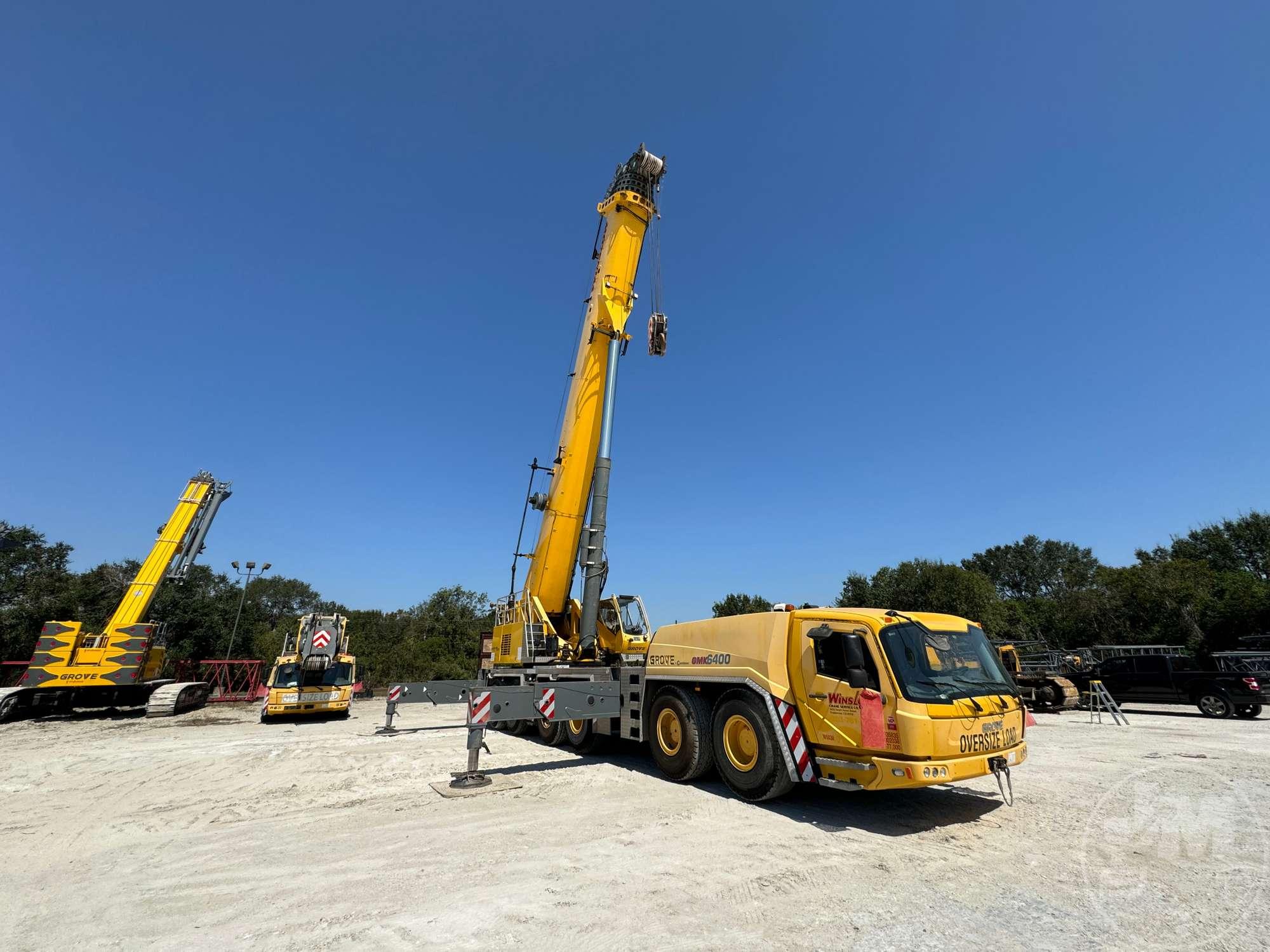 2013 GROVE GMK6400 ALL TERRAIN CRANE SN: 6400-2038