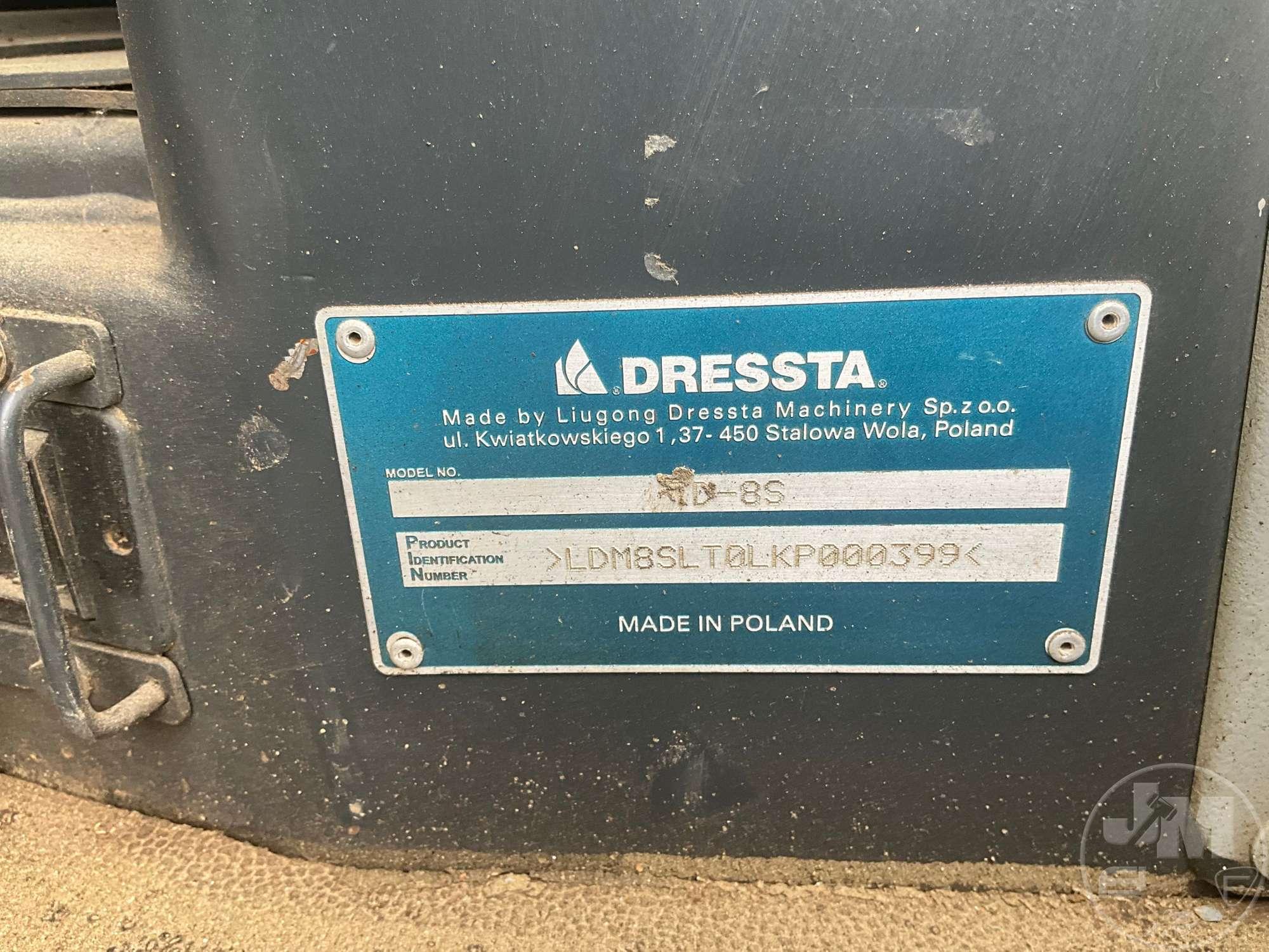 2019 DRESSTA TD8S CRAWLER TRACTOR SN: D5595