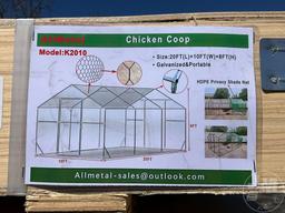 UNUSED 2024 ALLMETAL K2010 CHICKEN COOP