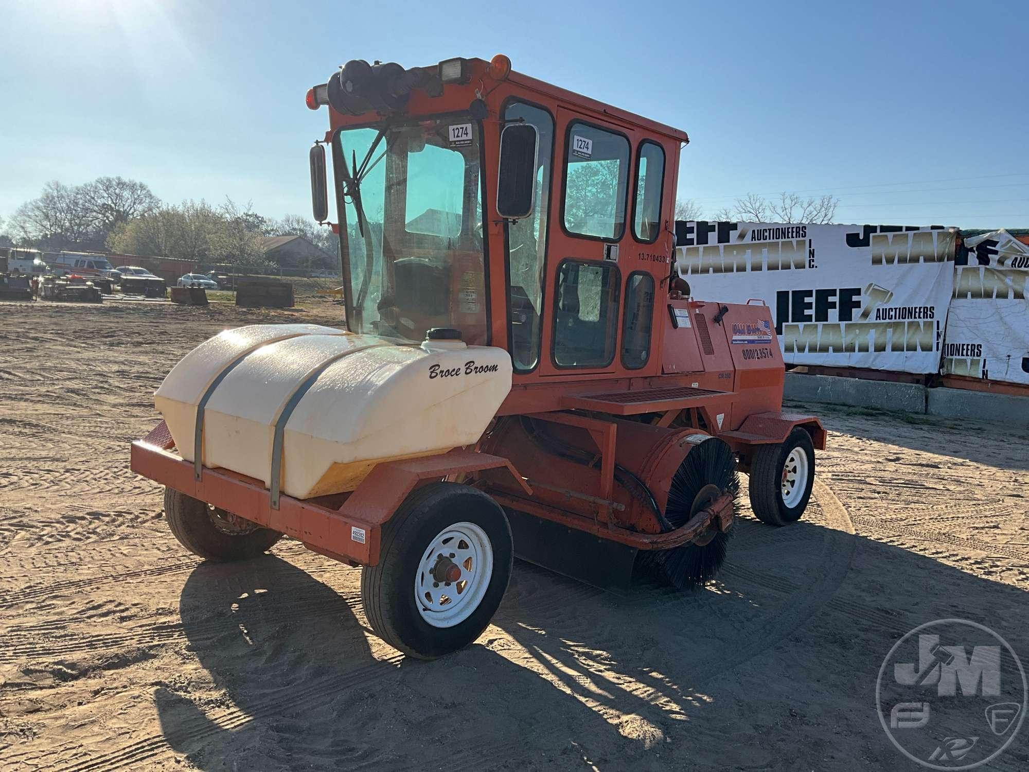 2016 BROCE CRT350 SN: 409927 BROOM TRACTOR
