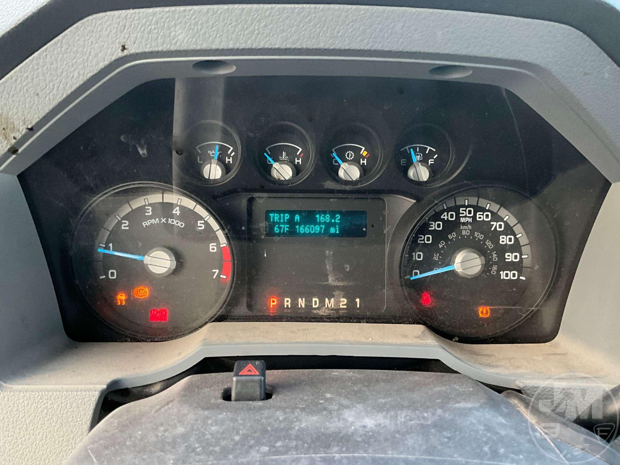 2014 FORD F-250 EXTENDED CAB 4X2 PICKUP VIN: 1FT7X2A66EEB68874